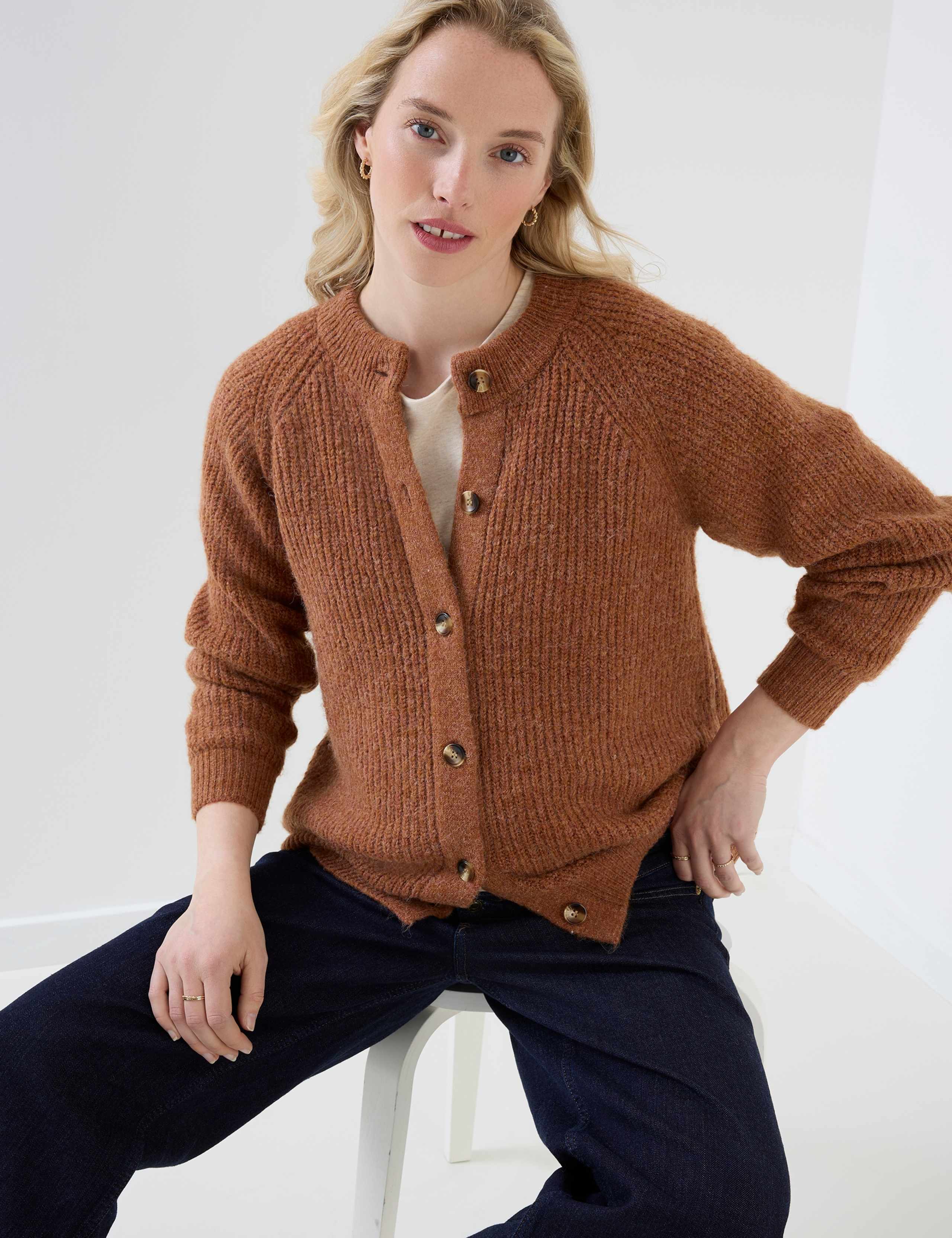 Maternity Long Sleeve Chunky Knit Cardigan