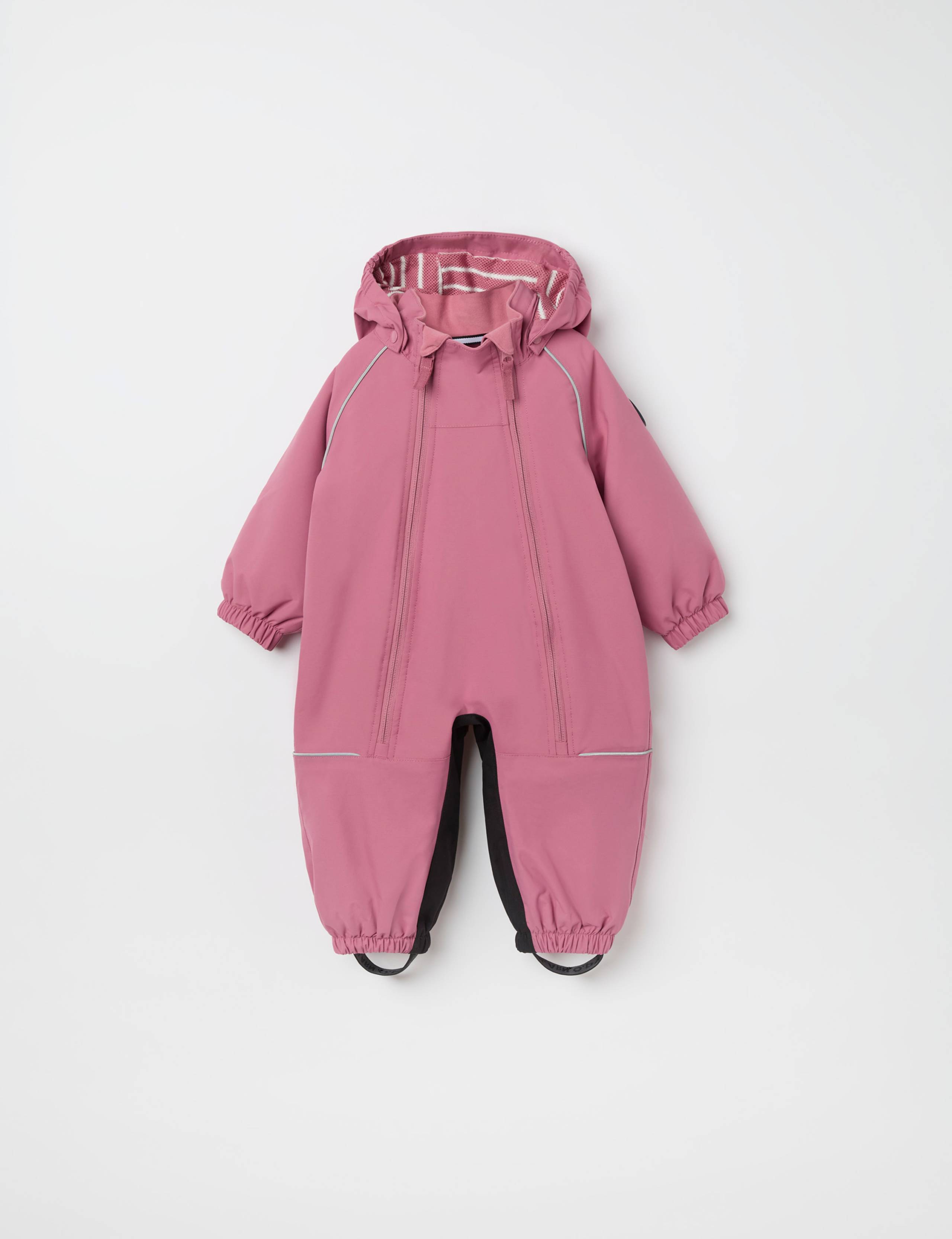 Hooded Fleece Lined Zip Snowsuit (6-24 Mths)
