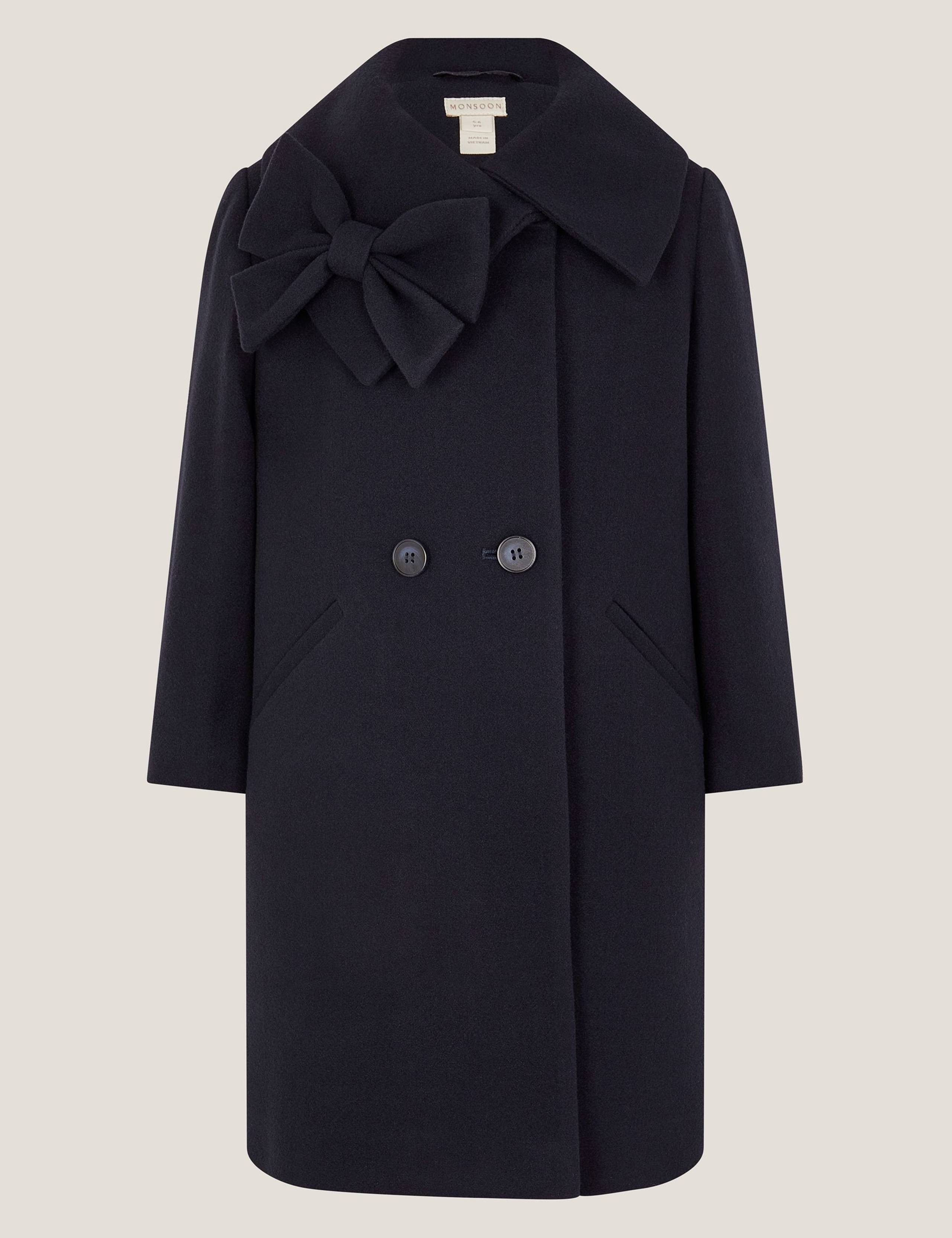 Collared Bow Coat (5-13 Yrs)