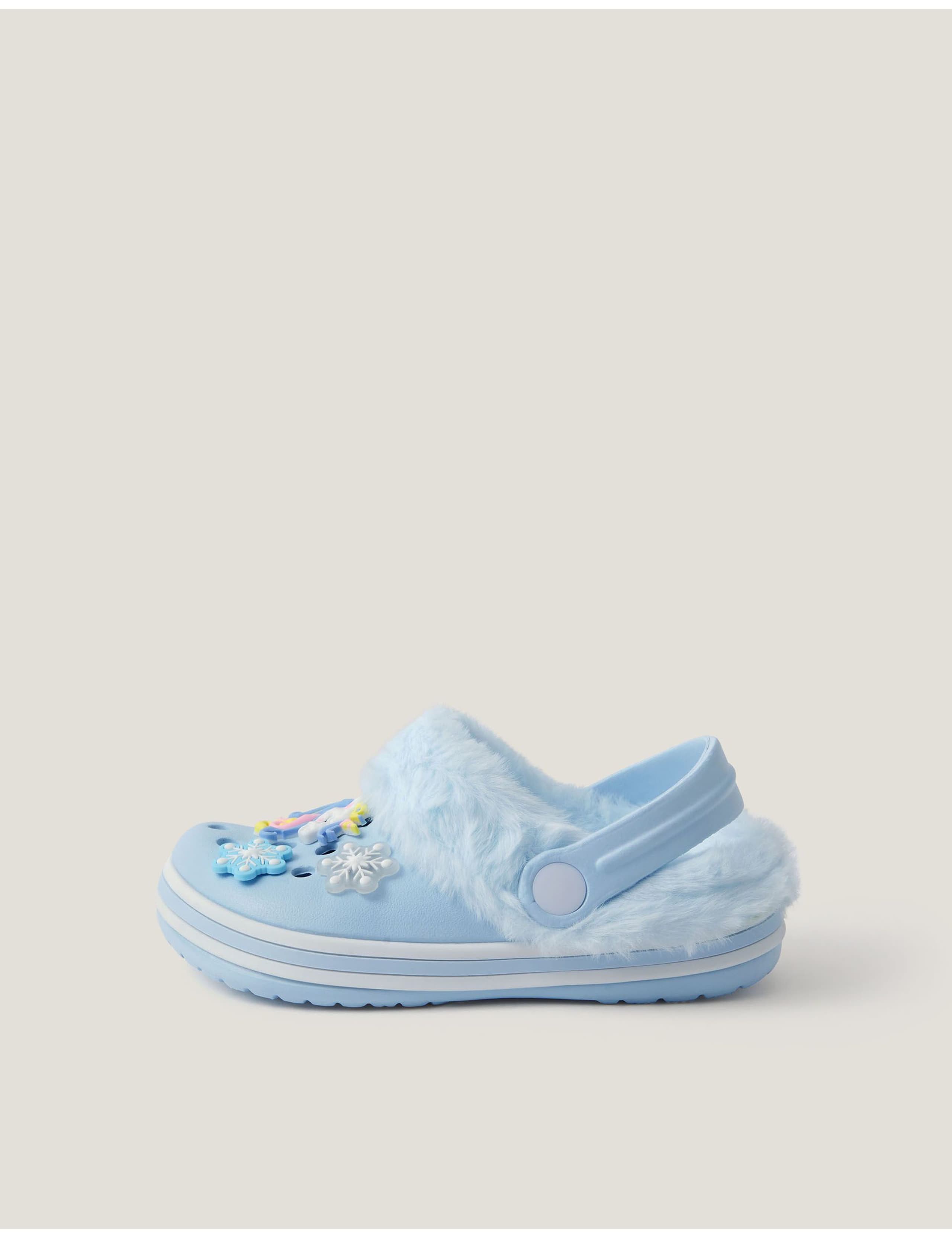 Kids' Fluffy Unicorn Clogs (7 Small - 4 Large)