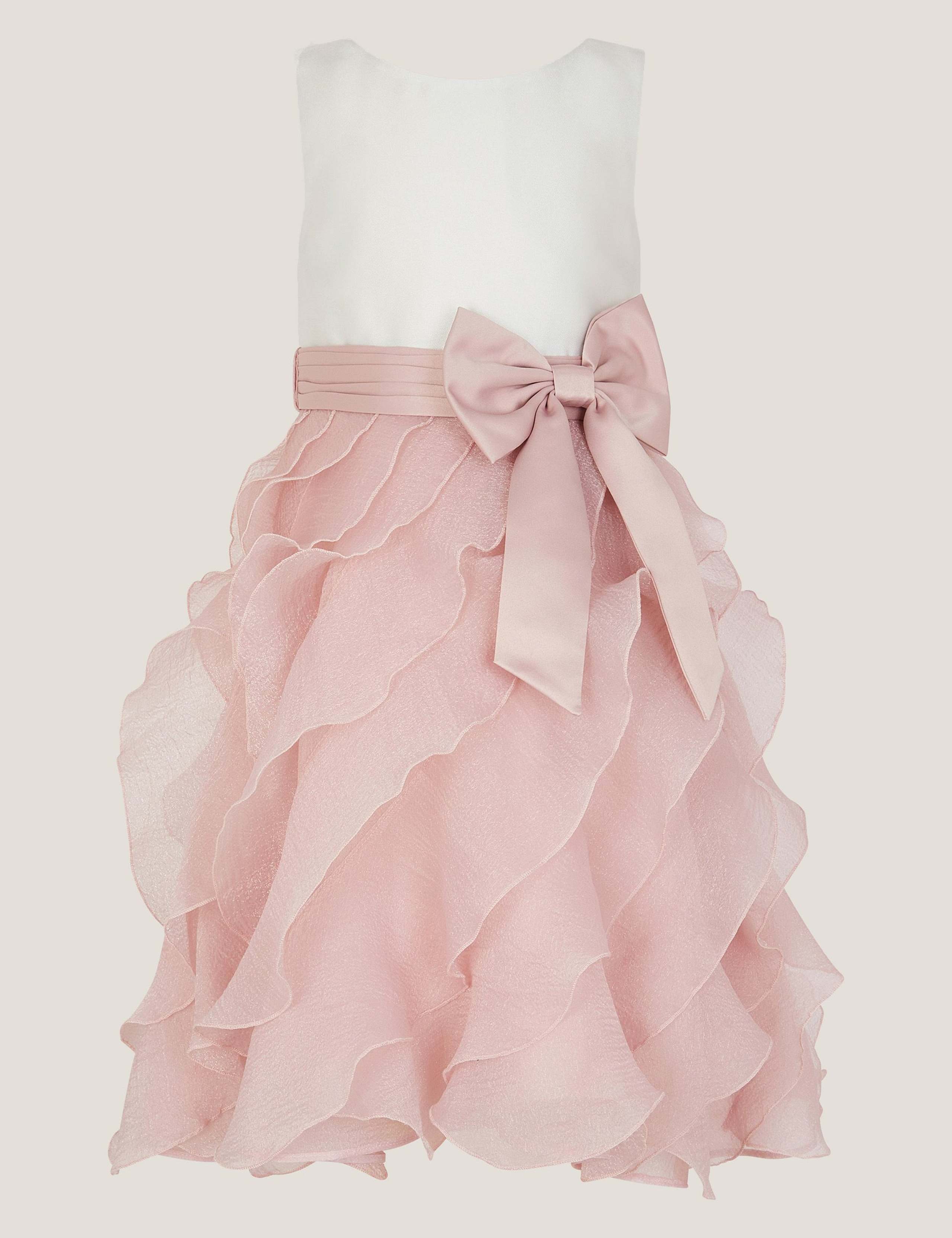 Bow Ruffle Dress (3-13 Yrs)