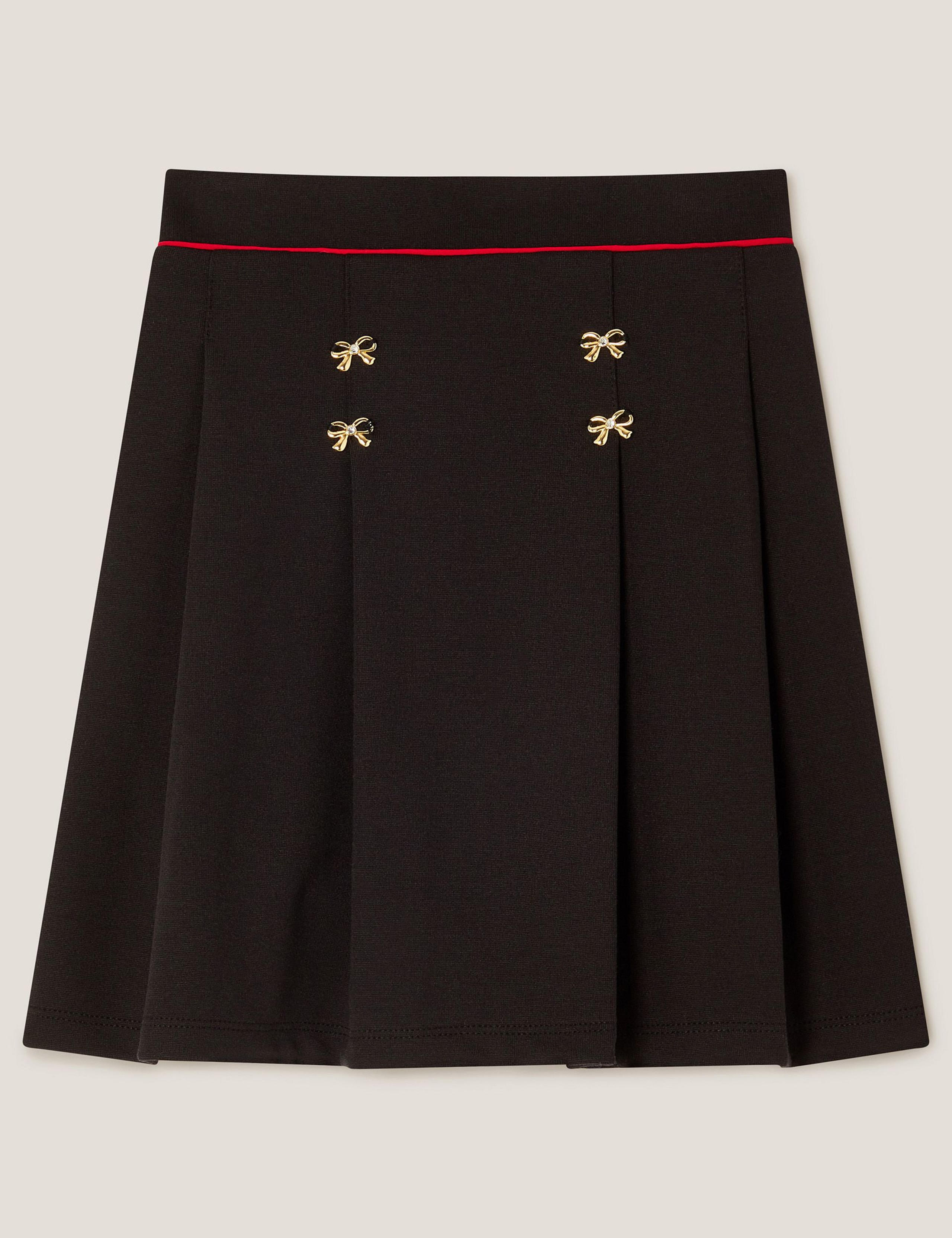 Mini Bow Pleated Skirt (3-15 Yrs)