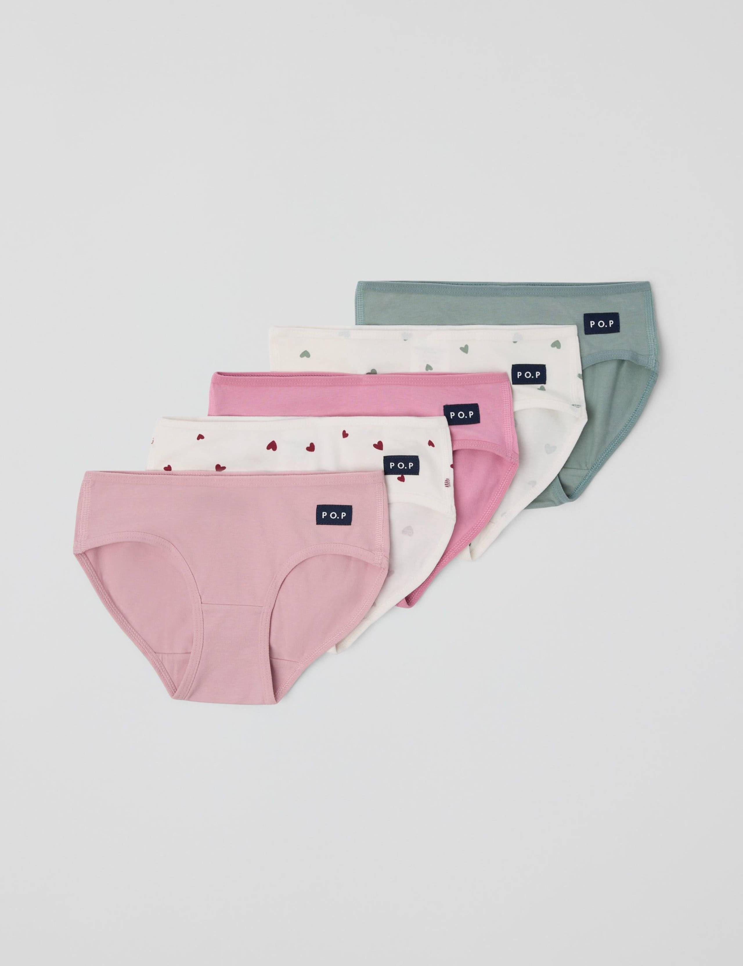 5pk Cotton Rich Knickers (1-10 Yrs)
