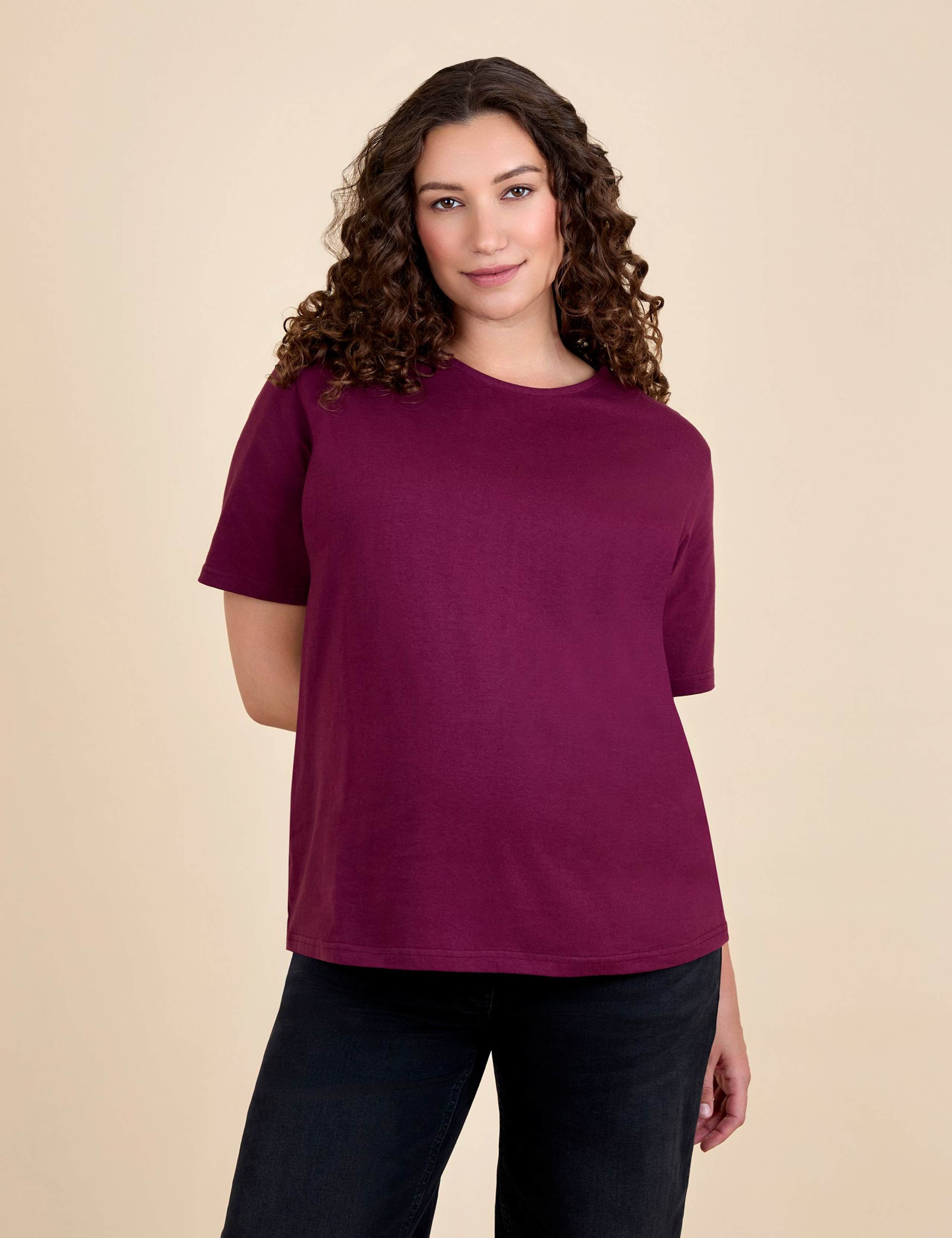 Maternity Pure Cotton Oversized T-Shirt