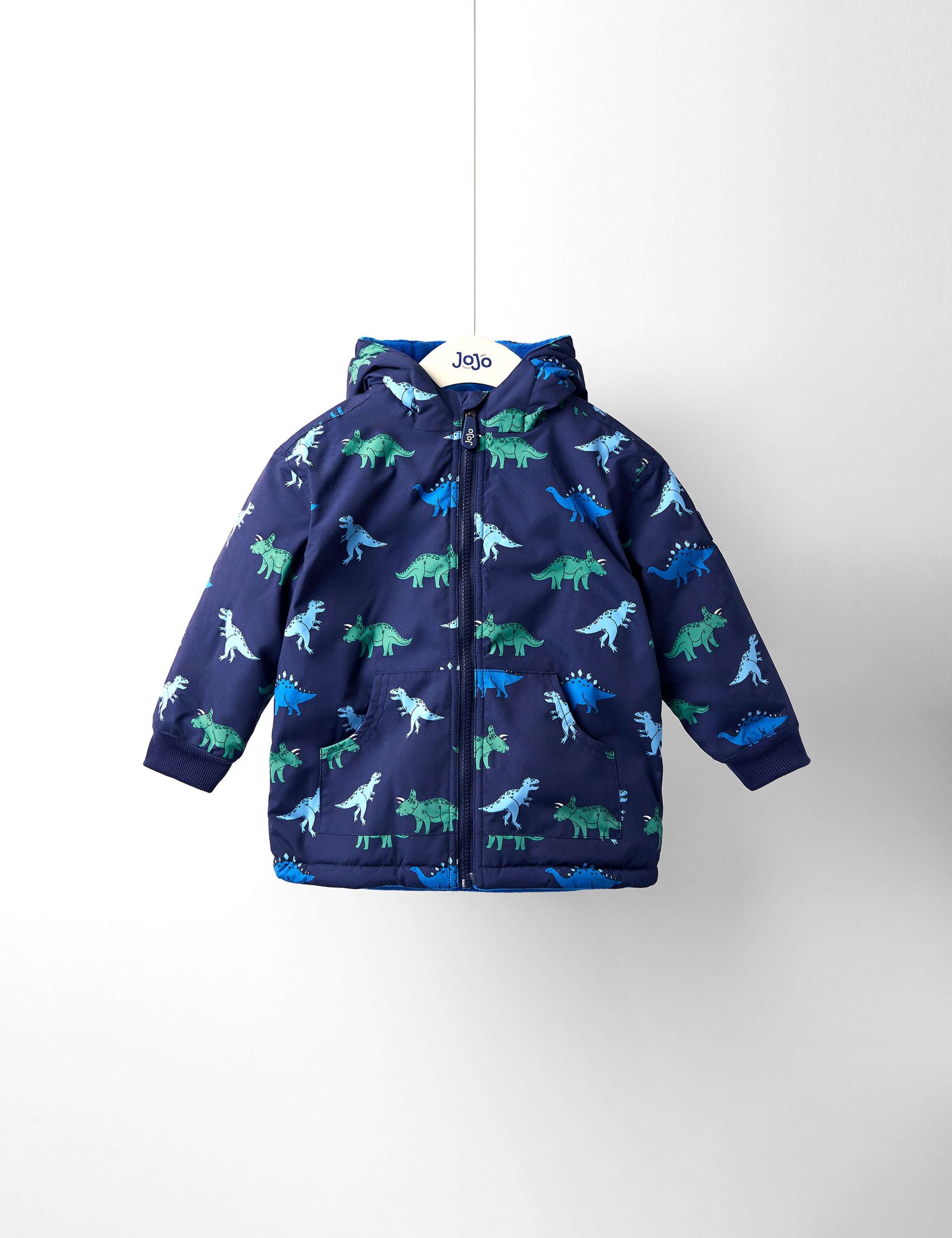 Dinosaur Reversible Sherpa Lined Jacket (12 Mths - 7 Yrs)