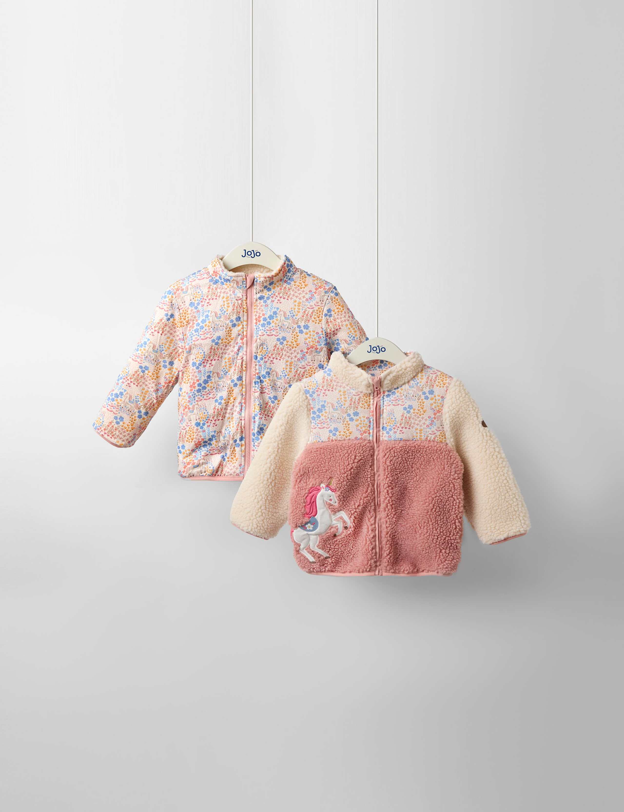 Fleece Reversible Unicorn Jacket (6 Mths-7 Yrs)
