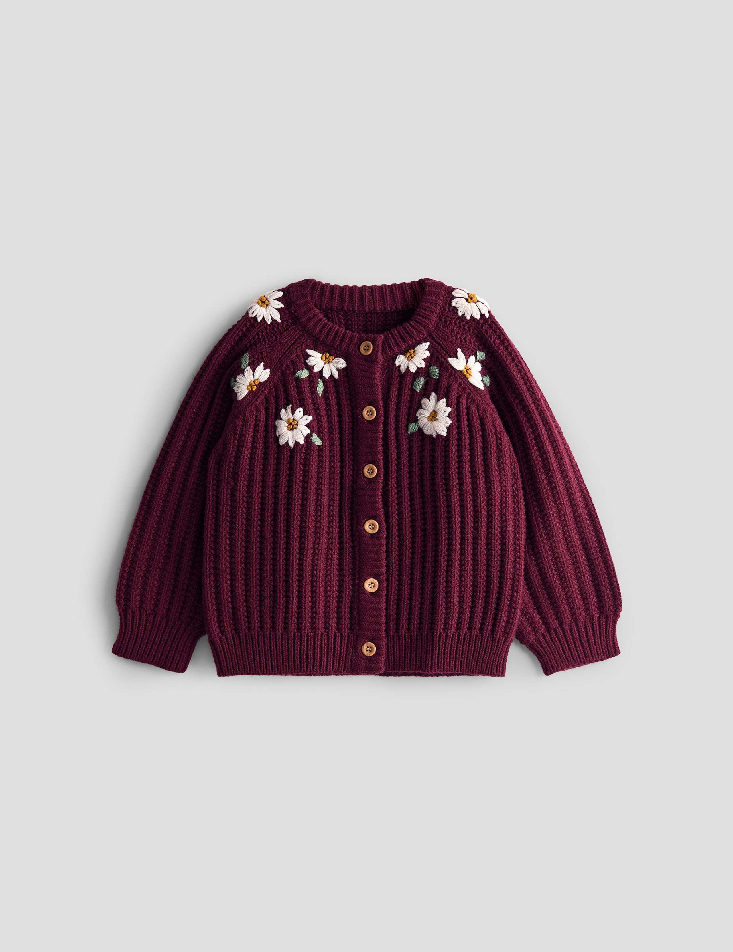 Floral Embroidered Cardigan (6 Mths-9 Yrs)