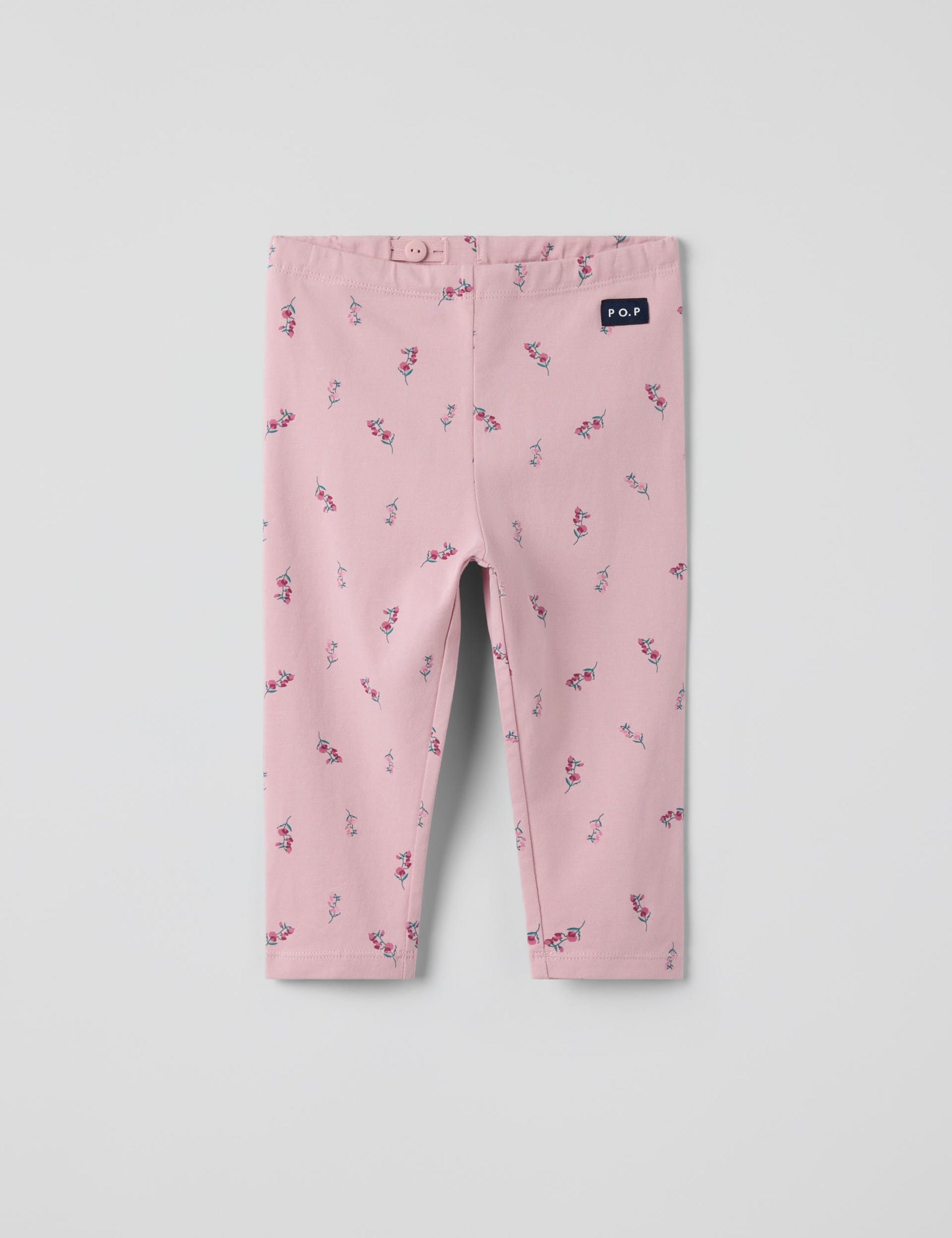 Cotton Rich Floral Leggings (1-12 Mths)