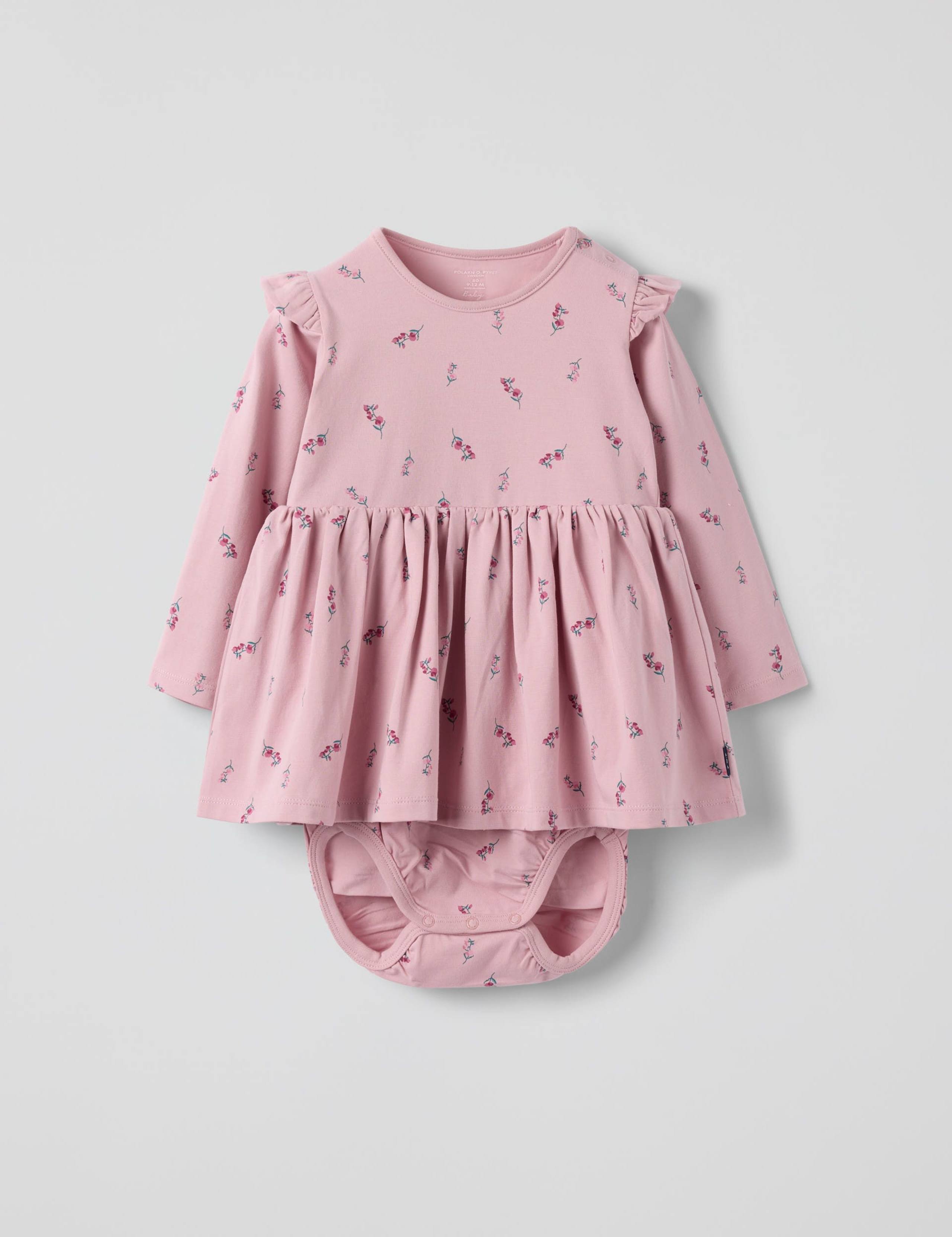 Cotton Rich Floral Dress (1-12 Mths)