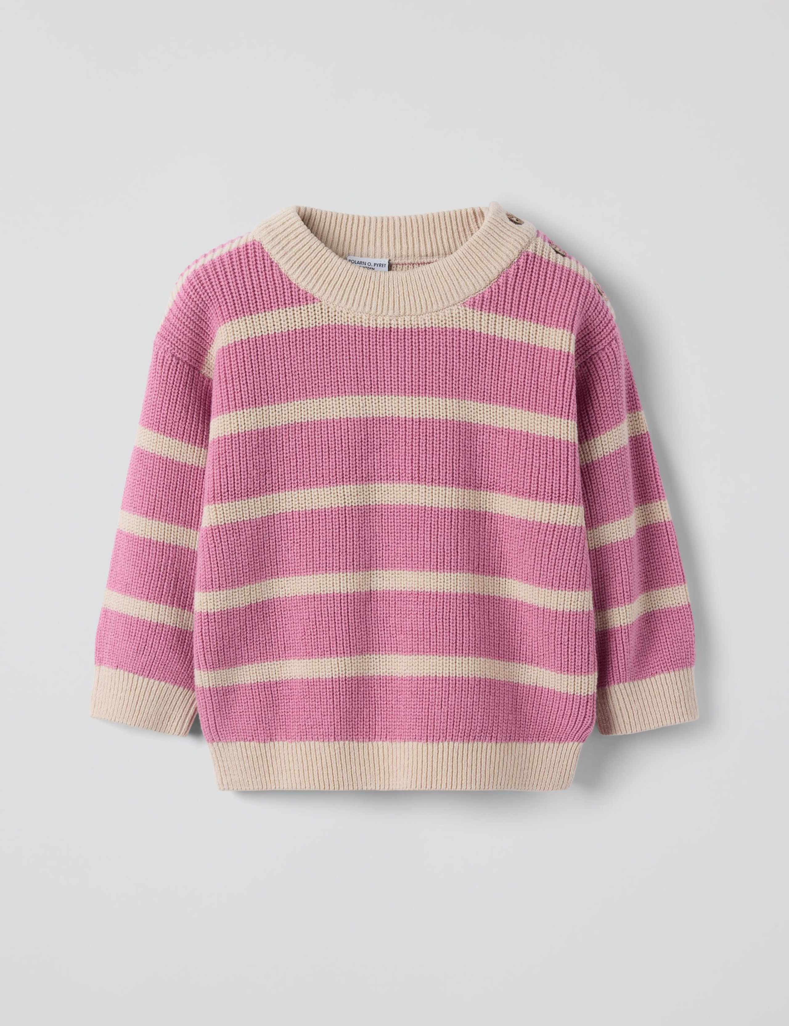 Pure Cotton Striped Jumper (1 Mth-2 Yrs)
