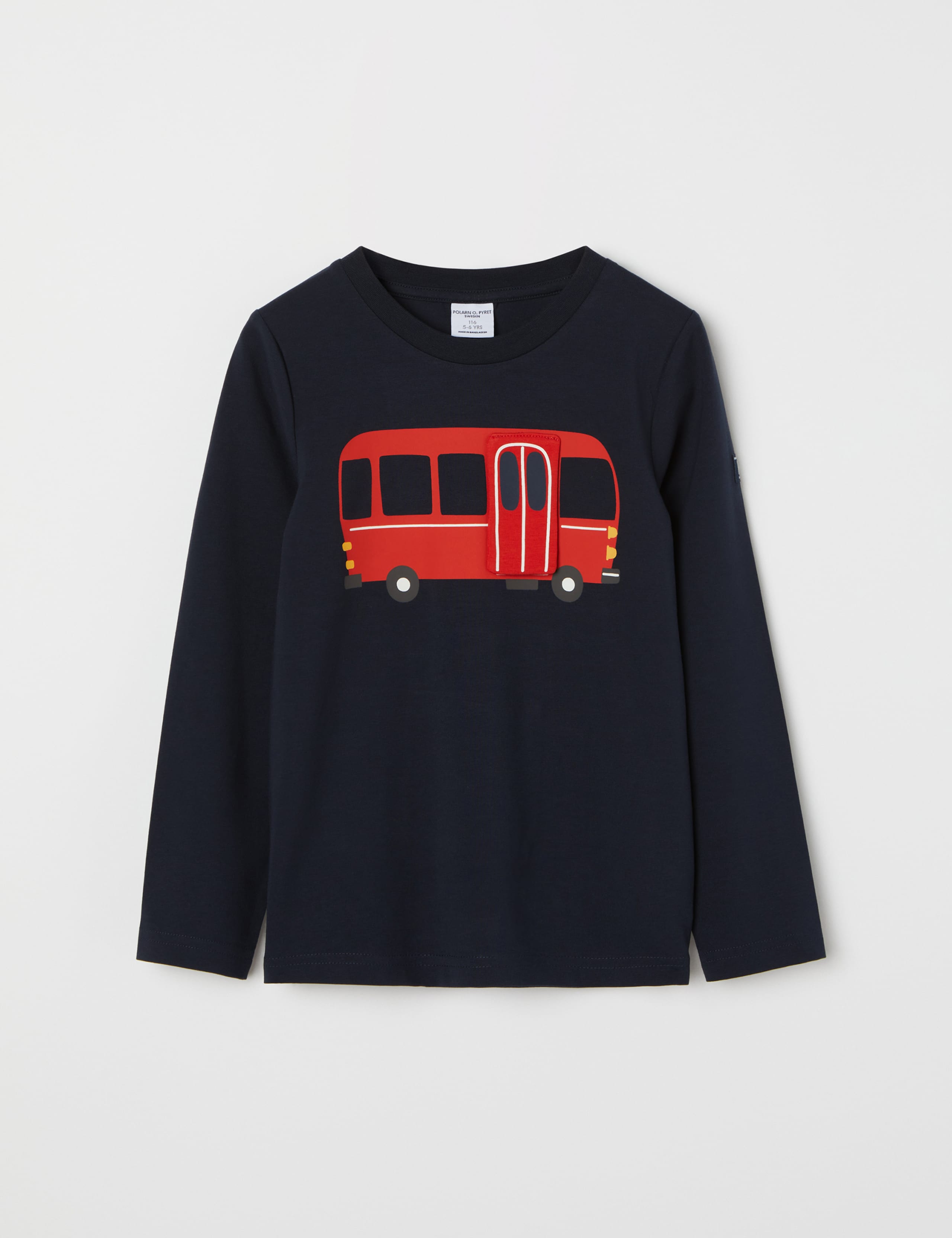 Cotton Rich Bus Print Top (1-7 Yrs)