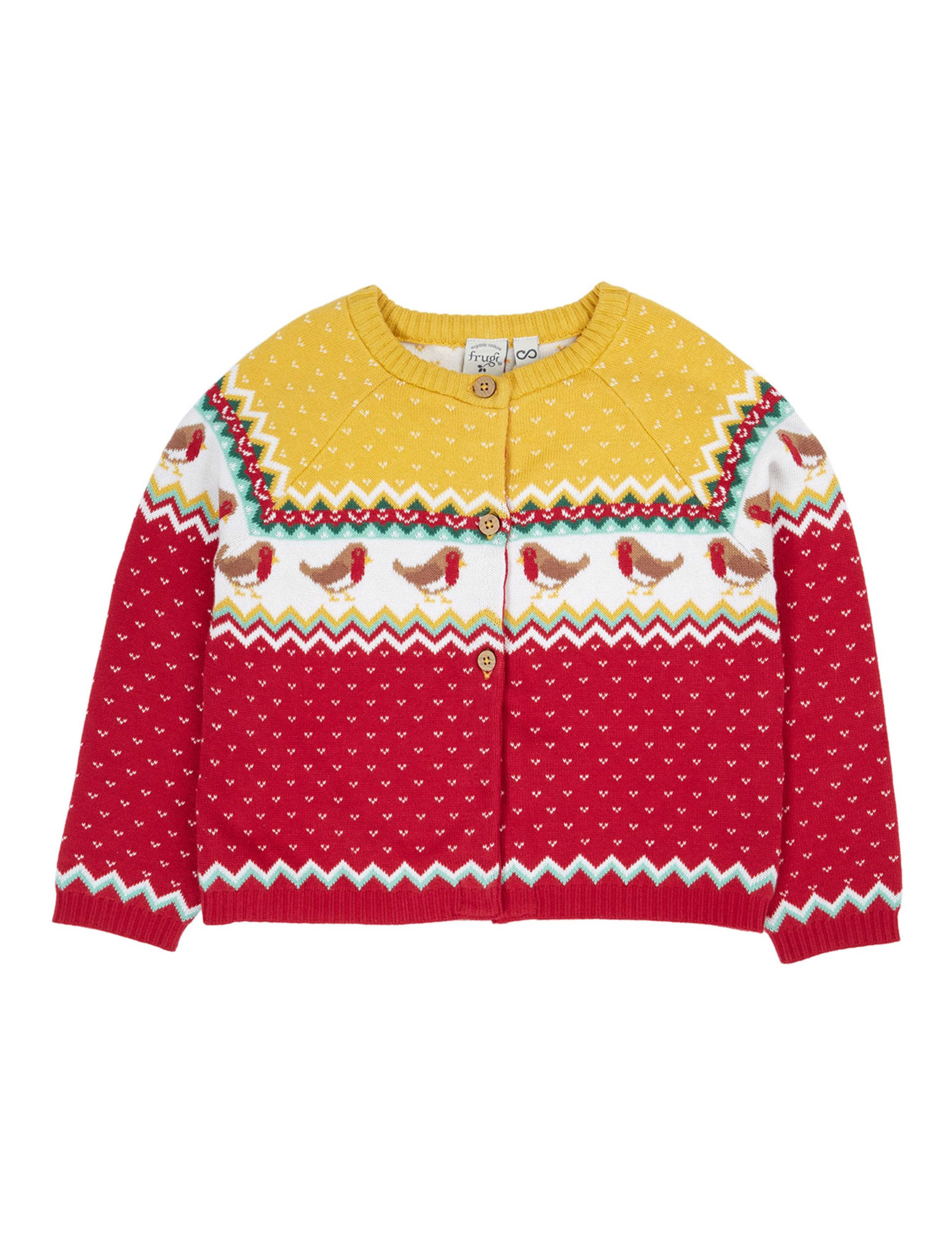 Pure Cotton Robin Cardigan (0-10 Yrs)