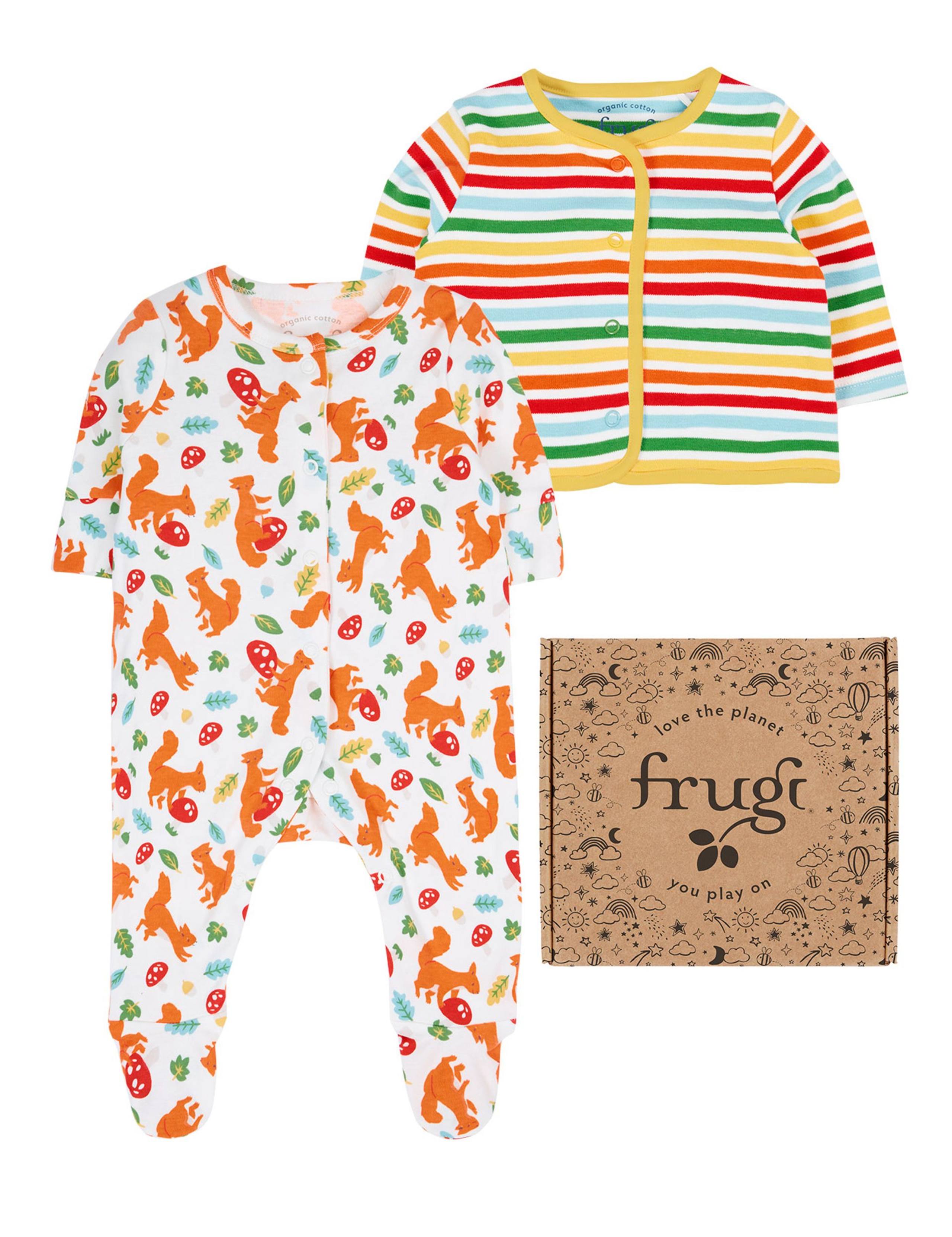 2pc Pure Cotton Sleepsuit Gift Set (0-12 Mths)