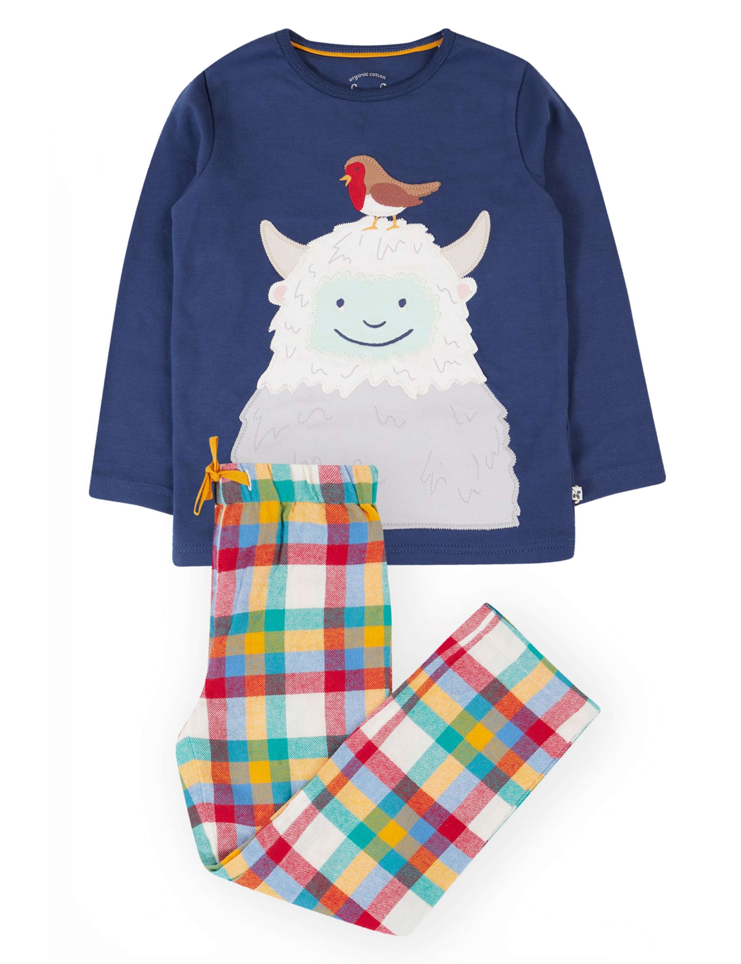 Pure Cotton Checked Yeti Pyjamas (2-10 Yrs)
