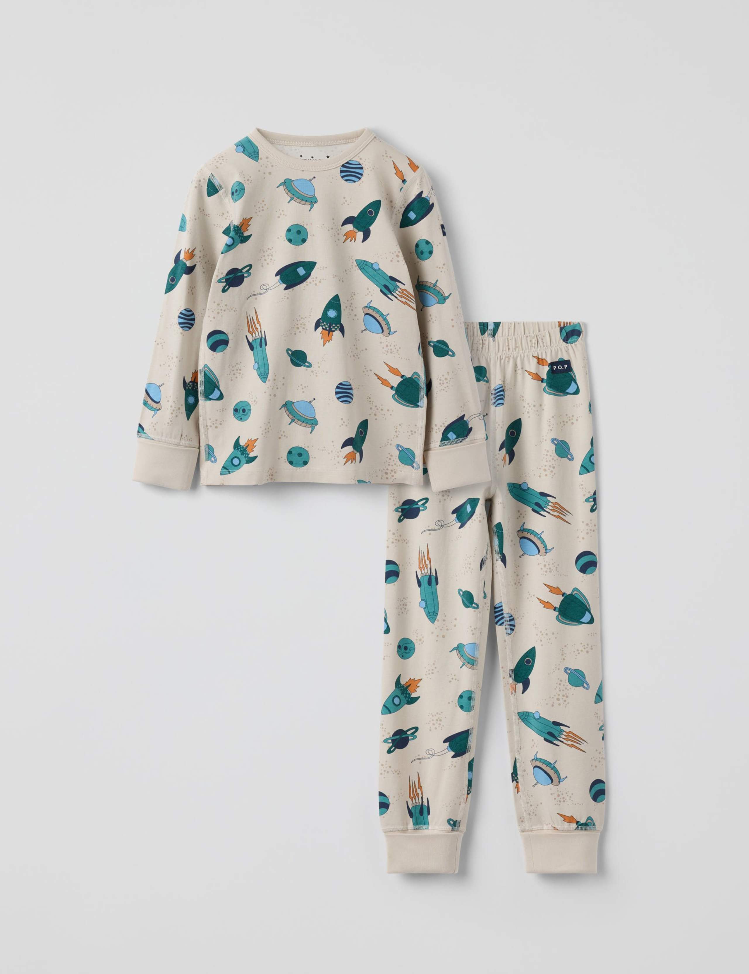 Cotton Rich Space Pyjamas (1-10 Yrs)