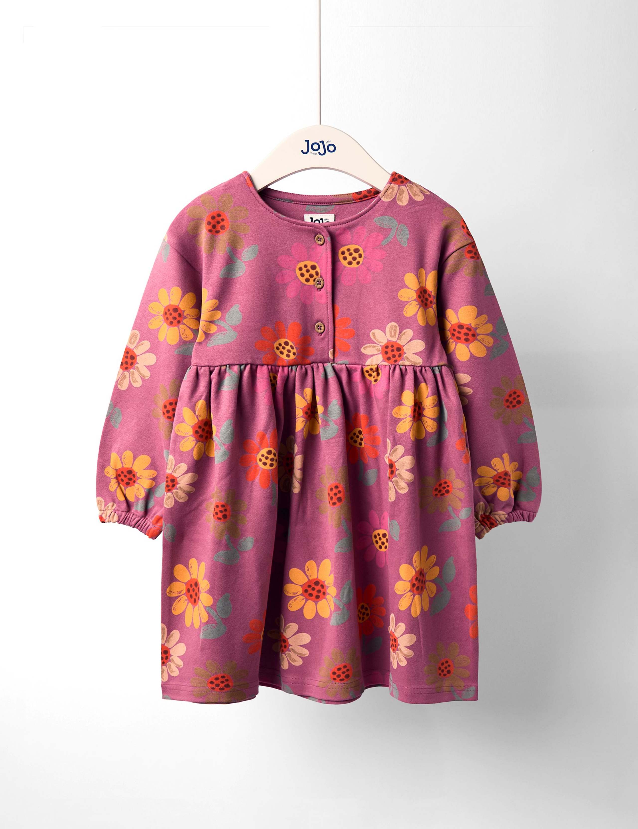 Pure Cotton Floral Dress (6 Mths - 7 Yrs)
