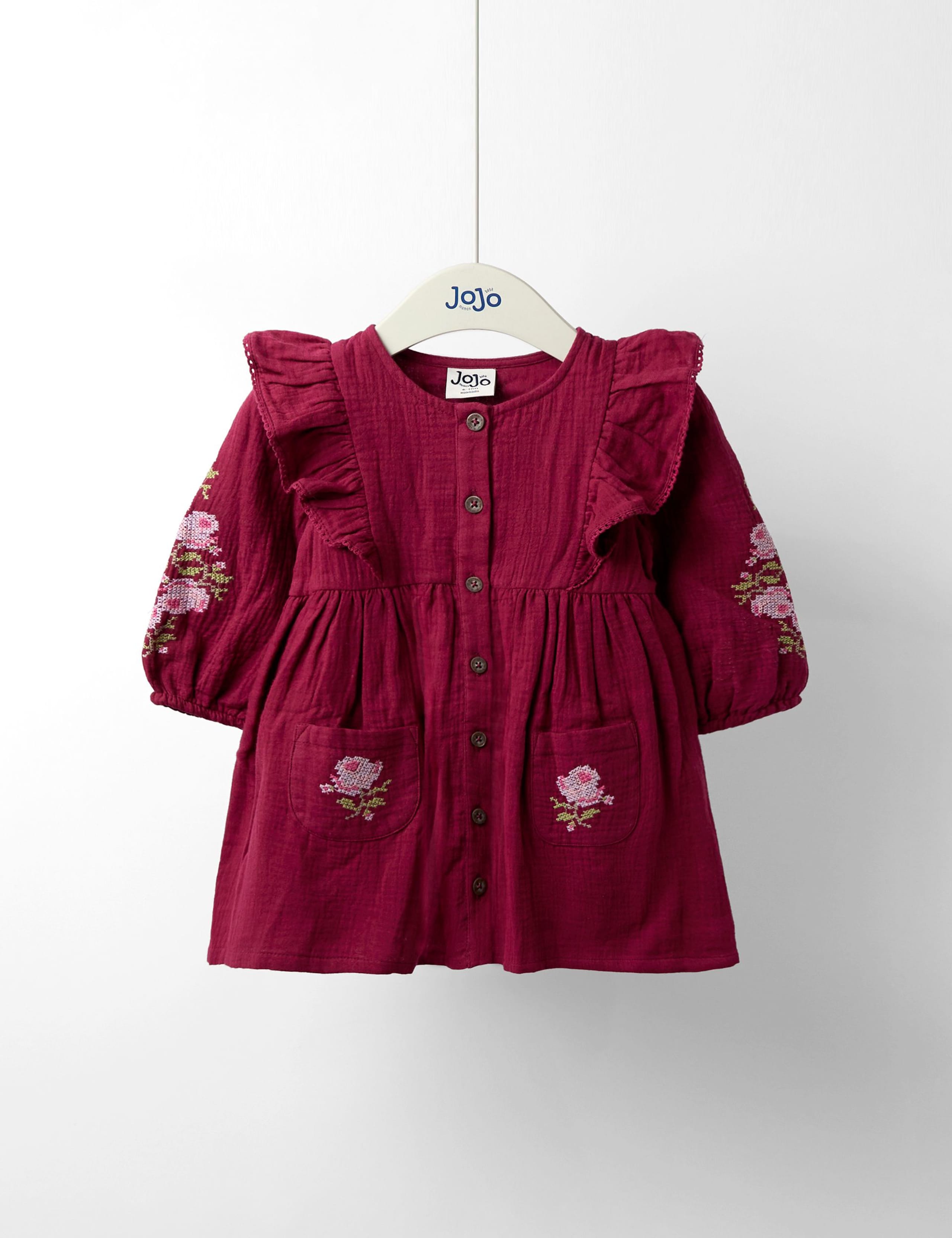 Pure Cotton Frill Dress (6 Mths - 7 Yrs)