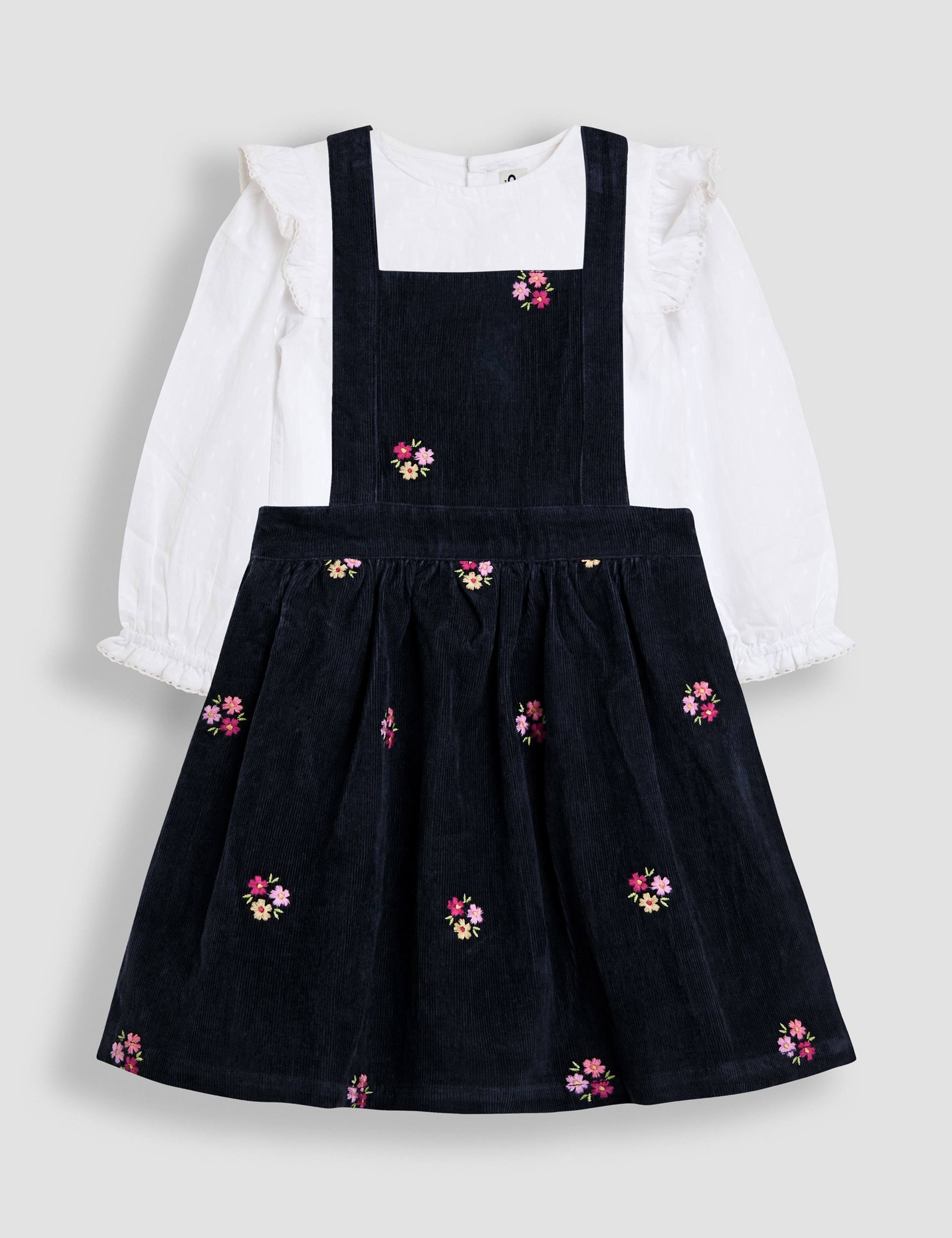 2pc Pure Cotton Embroidered Outfit (6 Mths - 7 Yrs)
