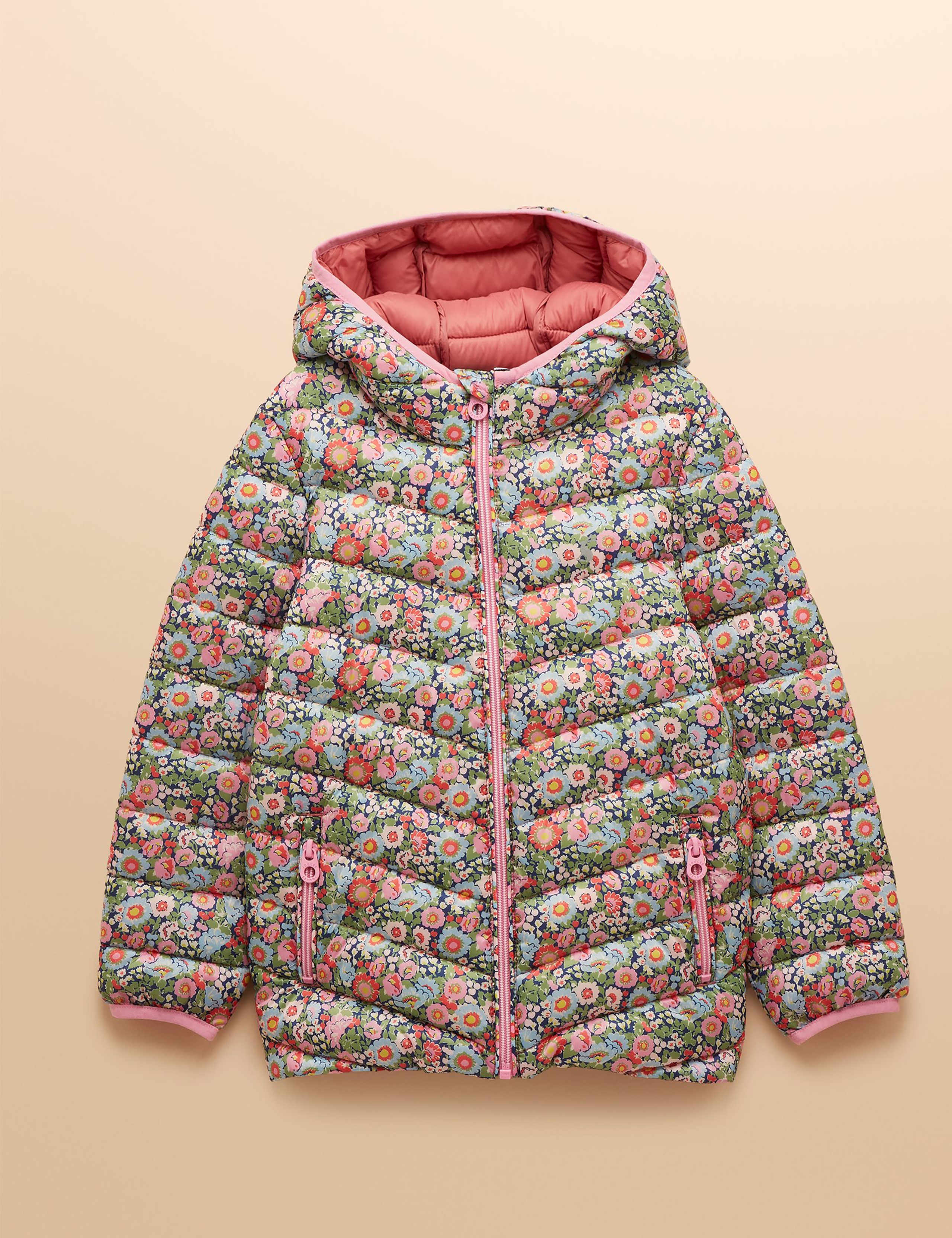 Patterned Puffer Jacket (1-12 Yrs)