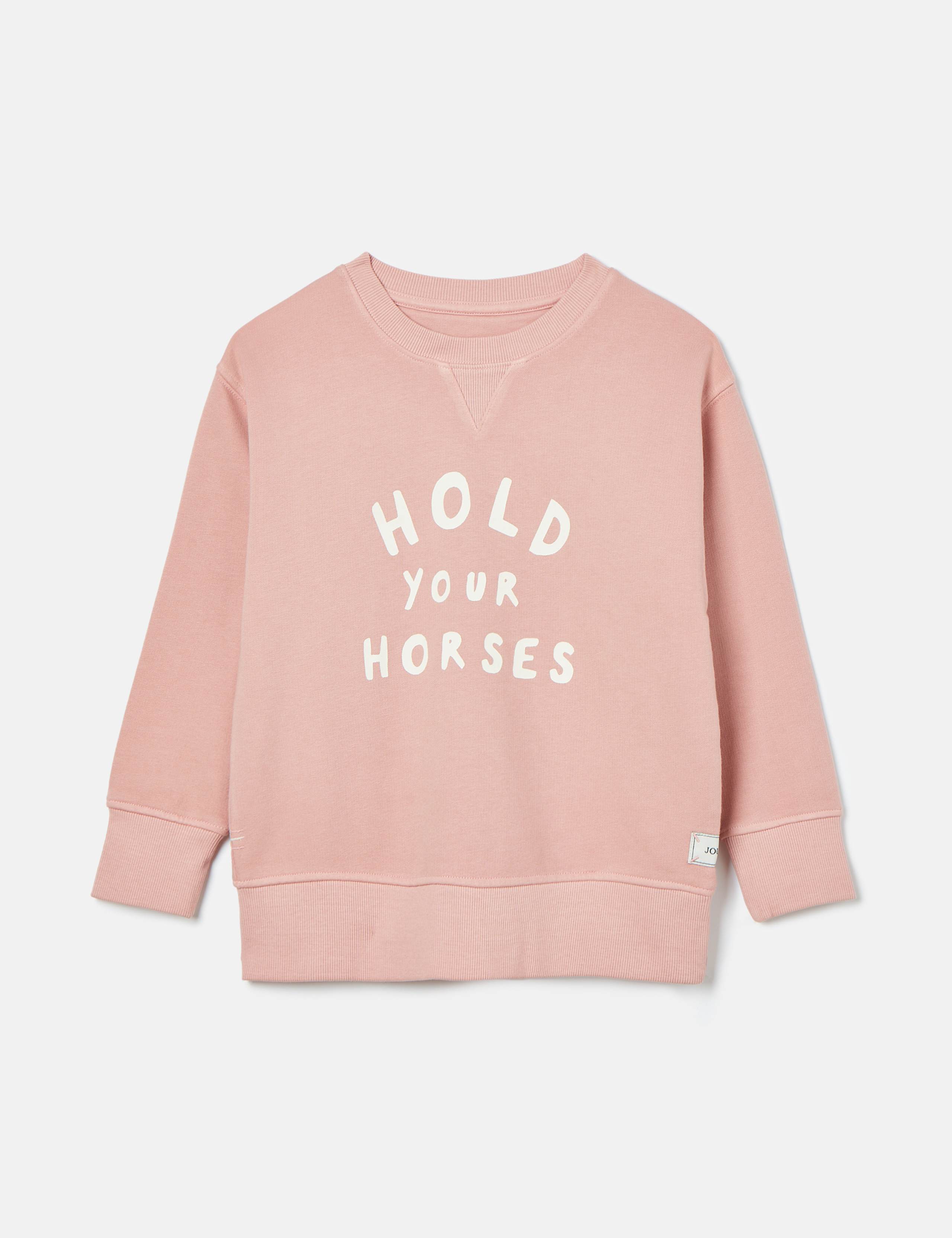 Cotton Rich Hold Your Horses Sweatshirt (2-11 Yrs)