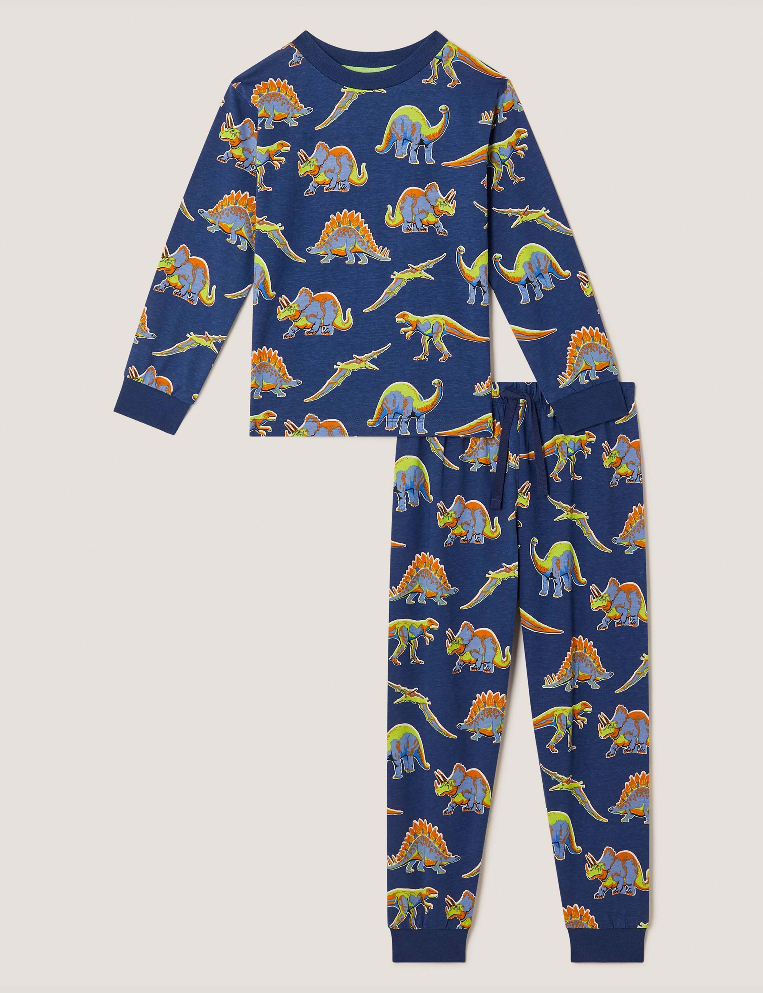 Pure Cotton Patterned Pyjama Set (2-10 Yrs)