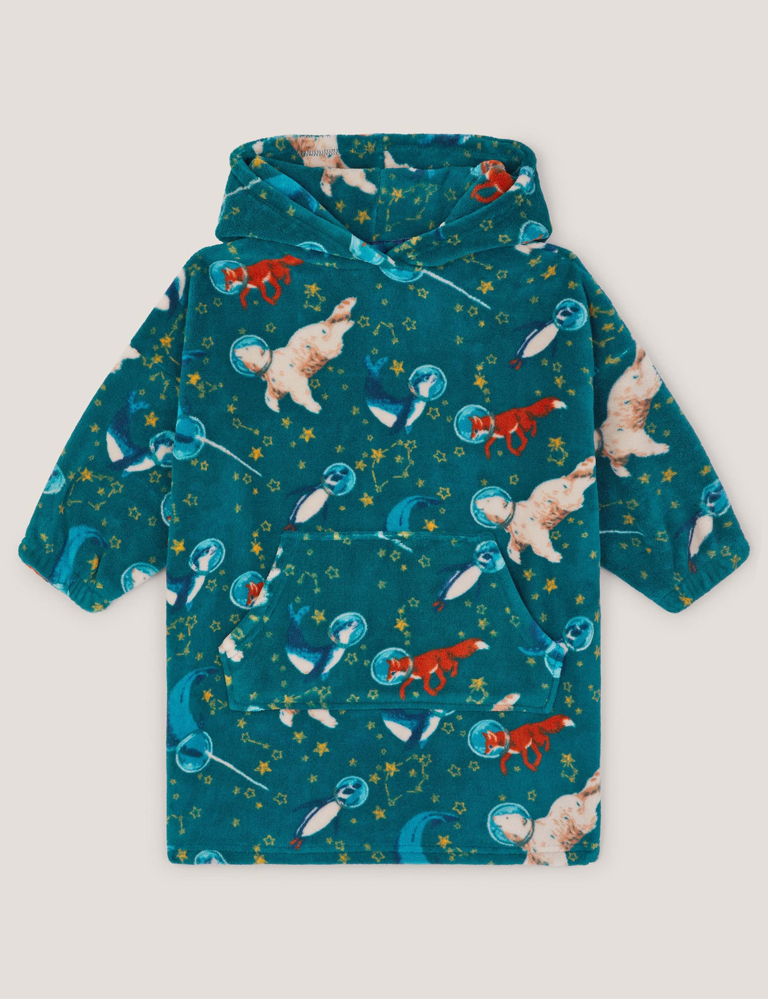 Space Animal Hoodie Pyjama Top (2-13 Yrs)