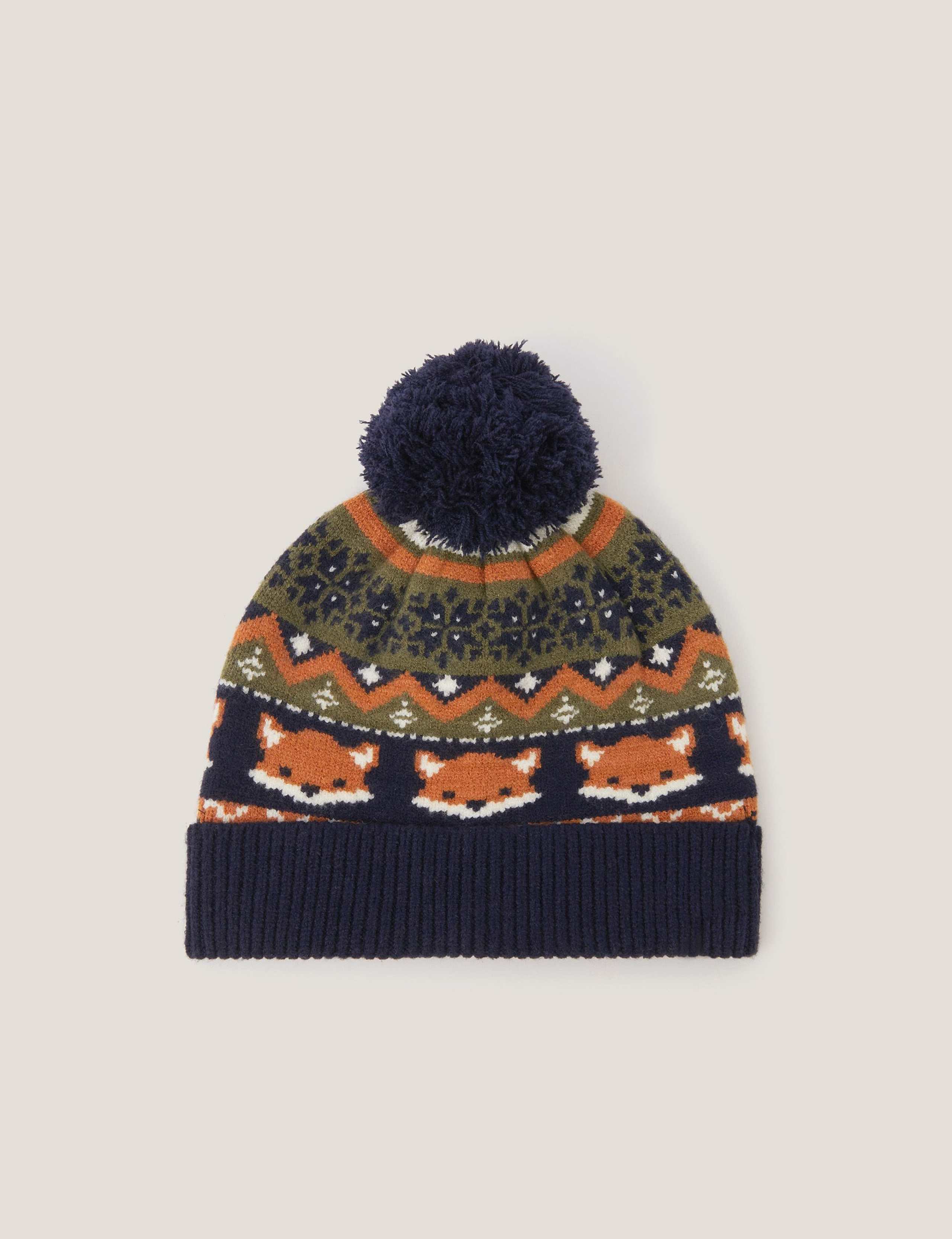 Kids' Fox Winter Hat (3-10 Yrs)