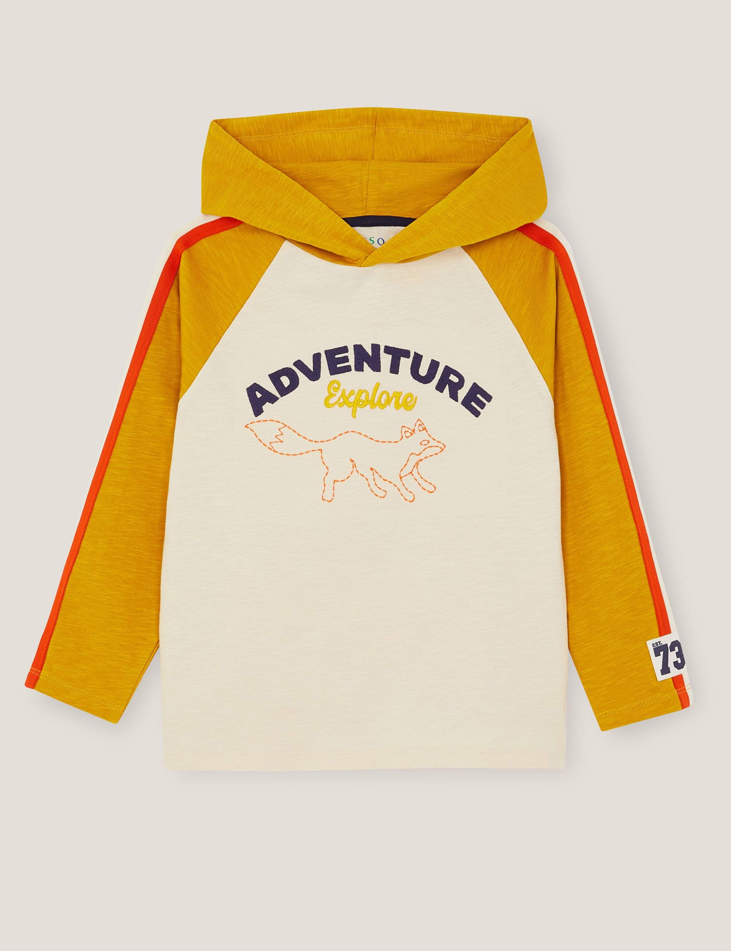 Pure Cotton Adventure Hoodie (2-13 Yrs)