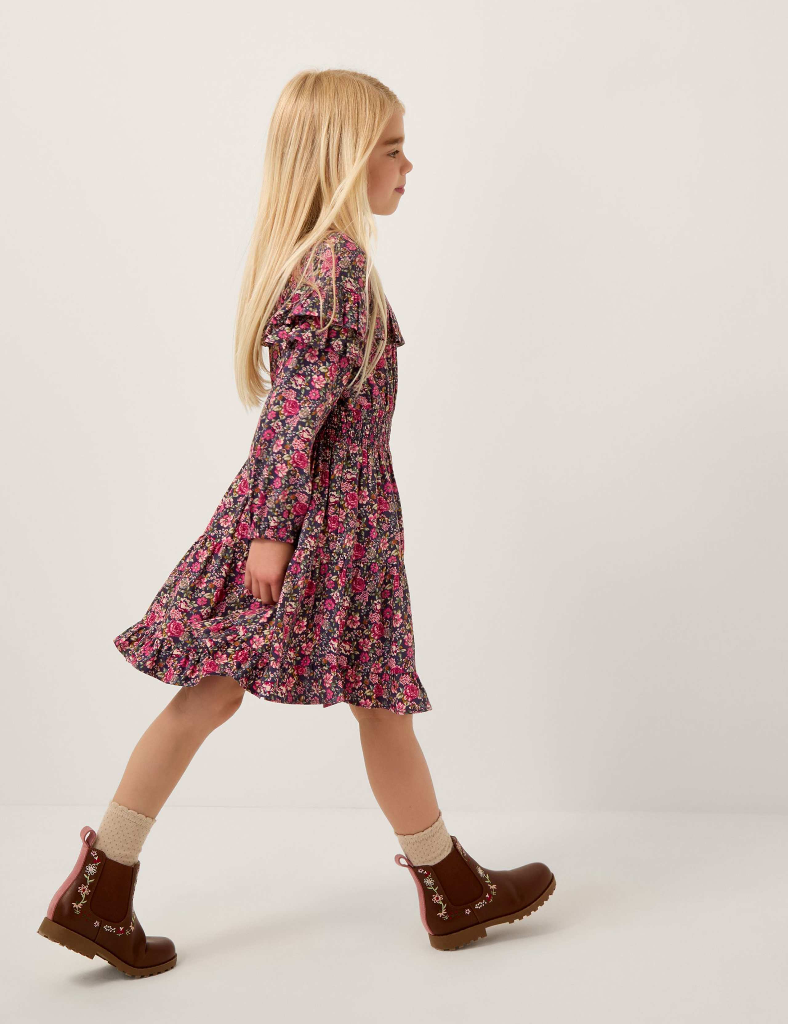 Ditsy Floral Ruffle Dress (3-15 Yrs)