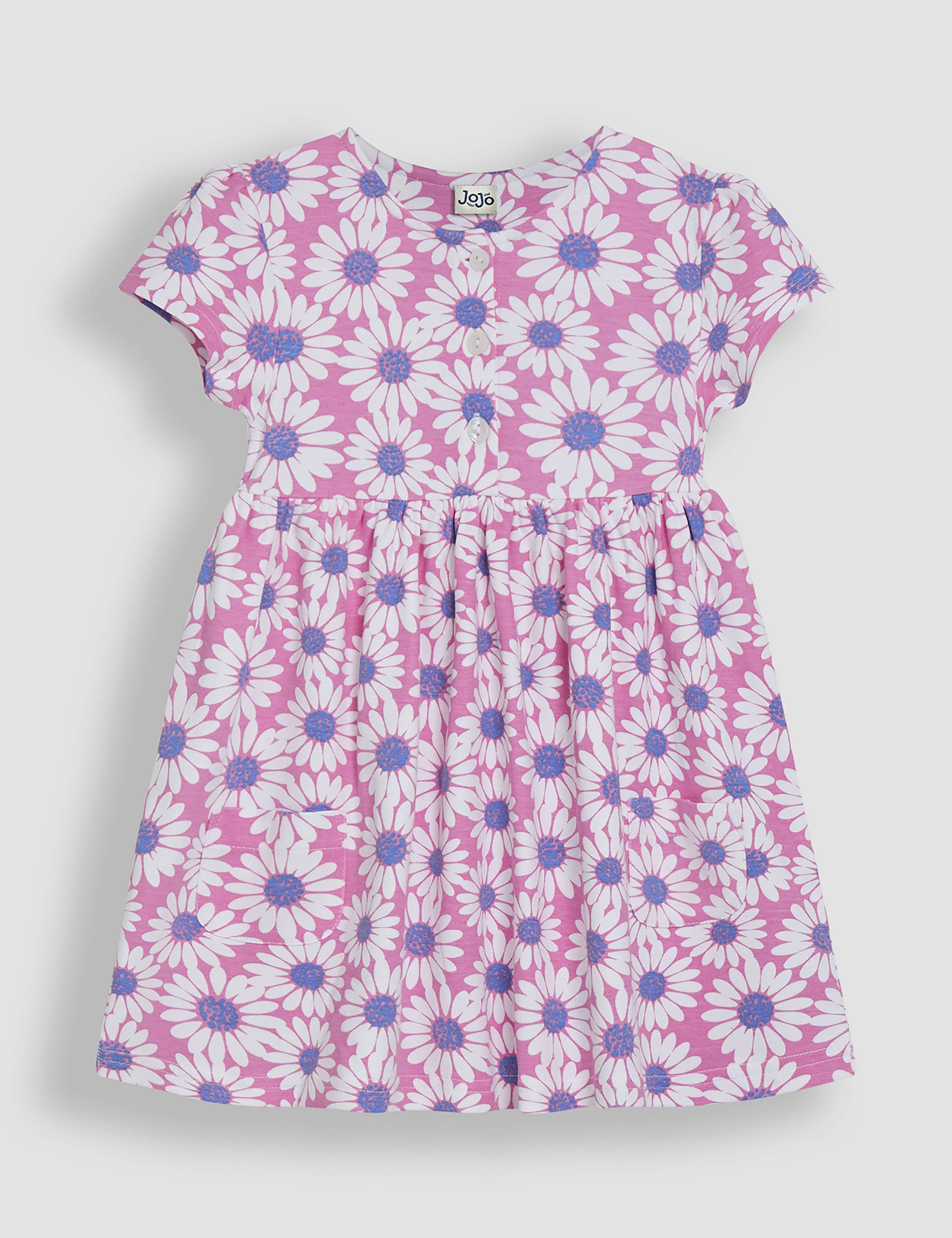 Pure Cotton Floral Dress (6 Mths-5 Yrs)
