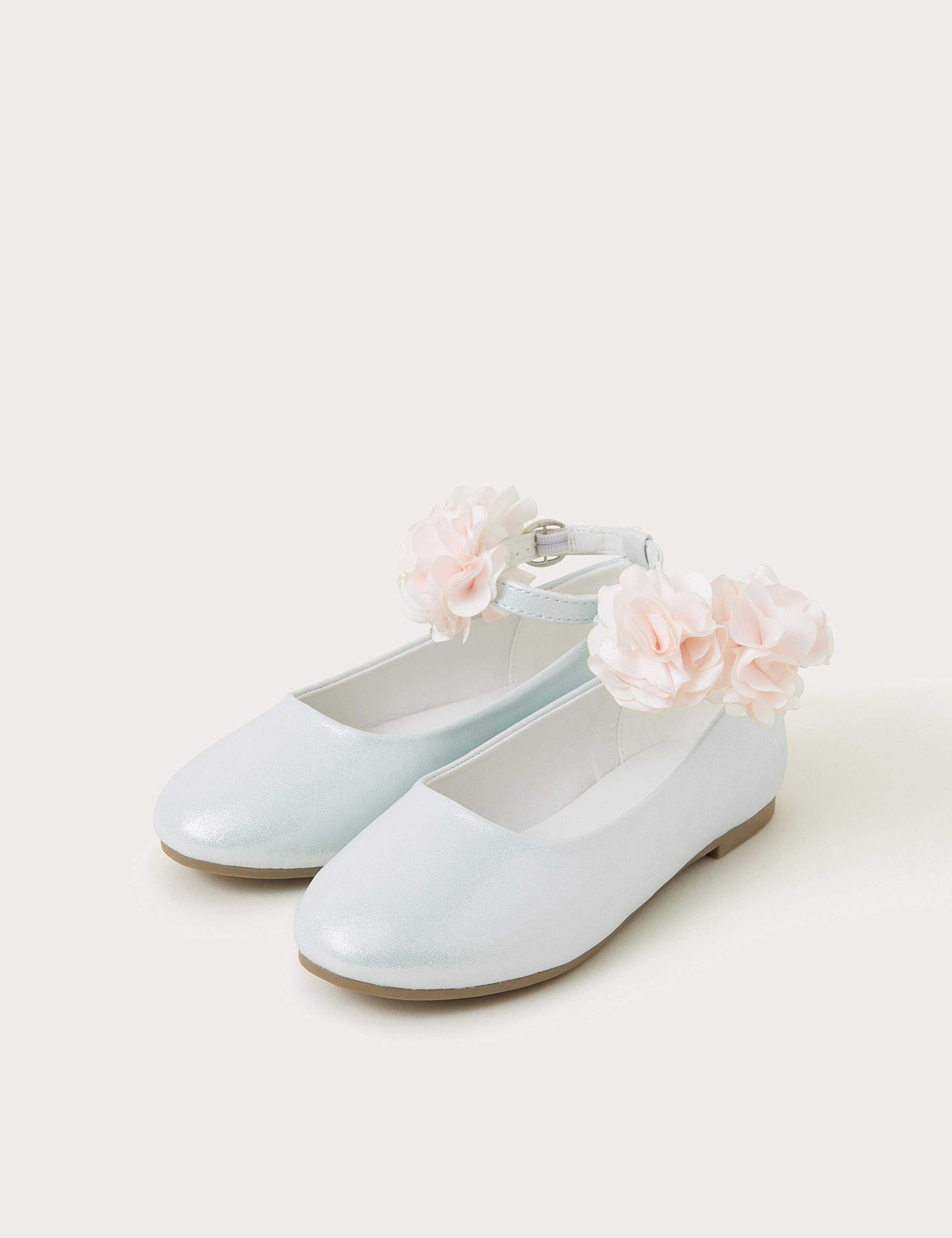 Kids' Floral Ballet Pumps (7 Small - 4 Large)