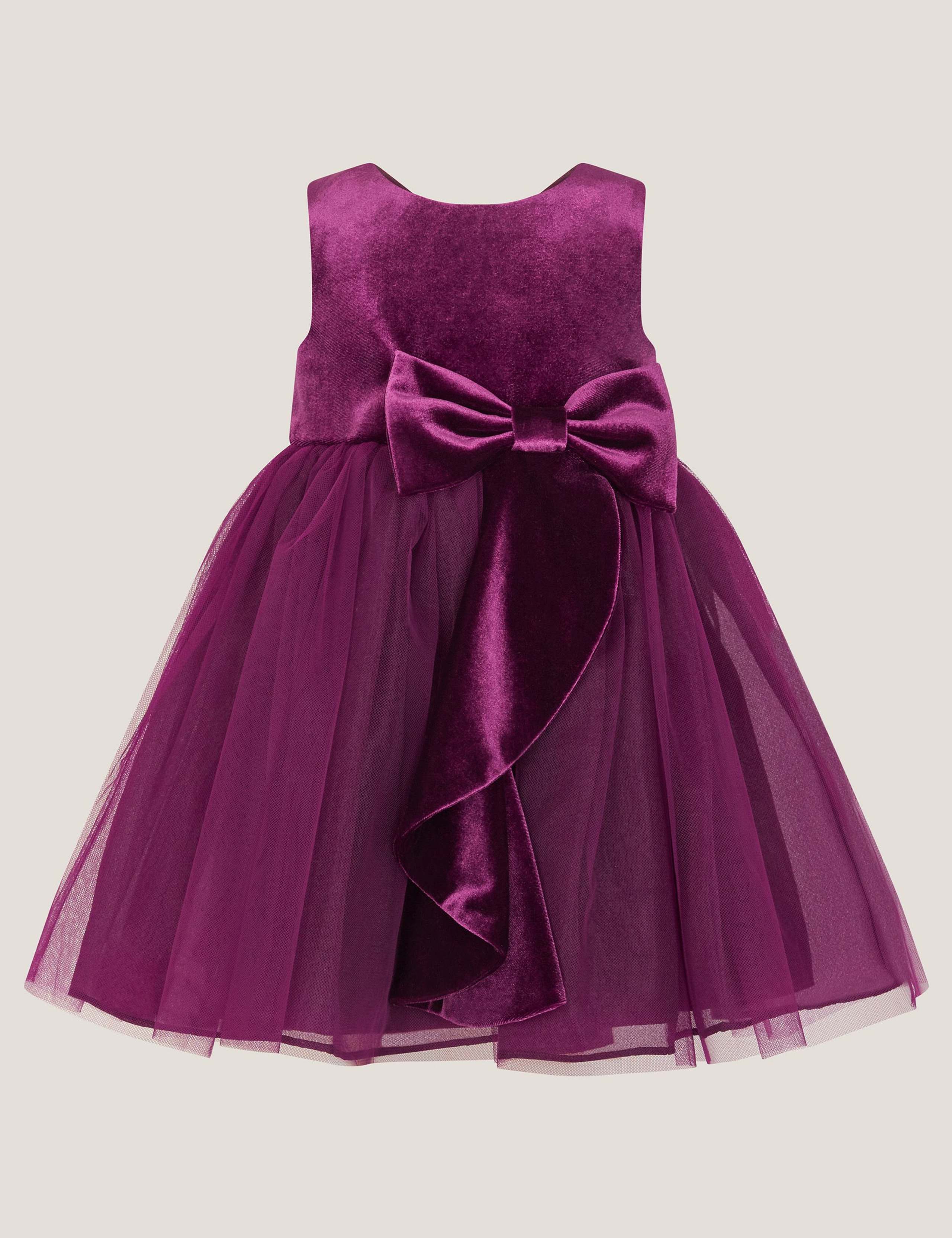 Velvet Party Dress (0-3 Yrs)