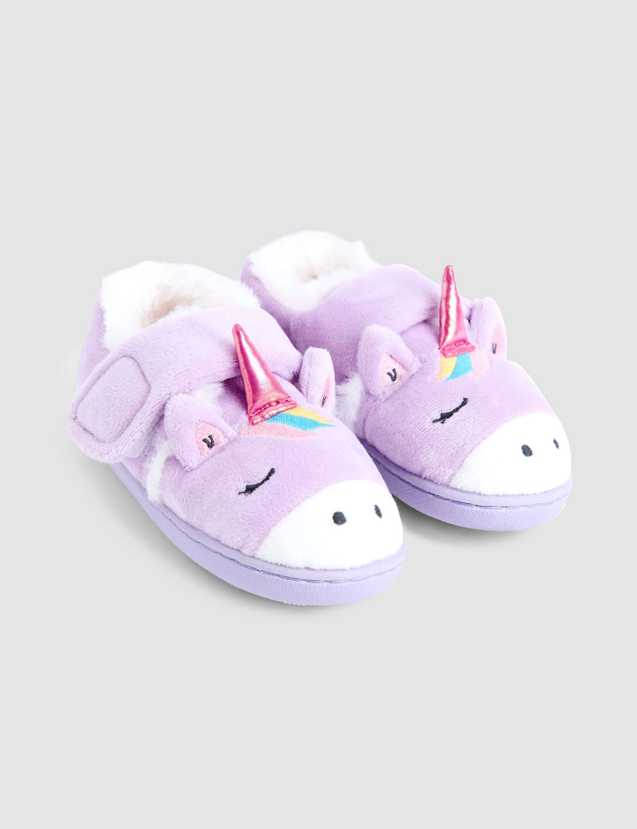 Unicorn Riptape Slippers (4 Small - 11 Small)