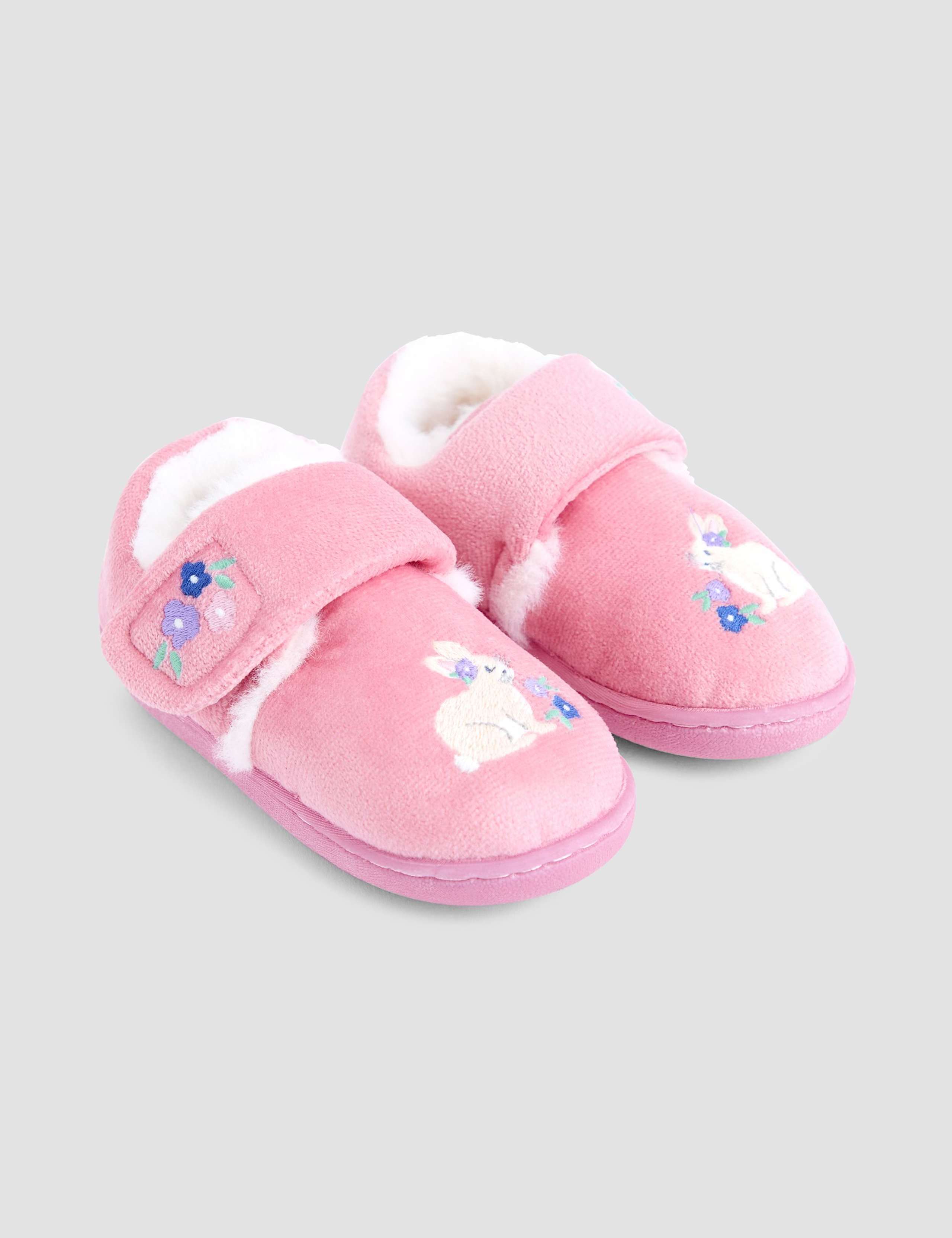 Bunny Riptape Slippers (4 Small - 11 Small)