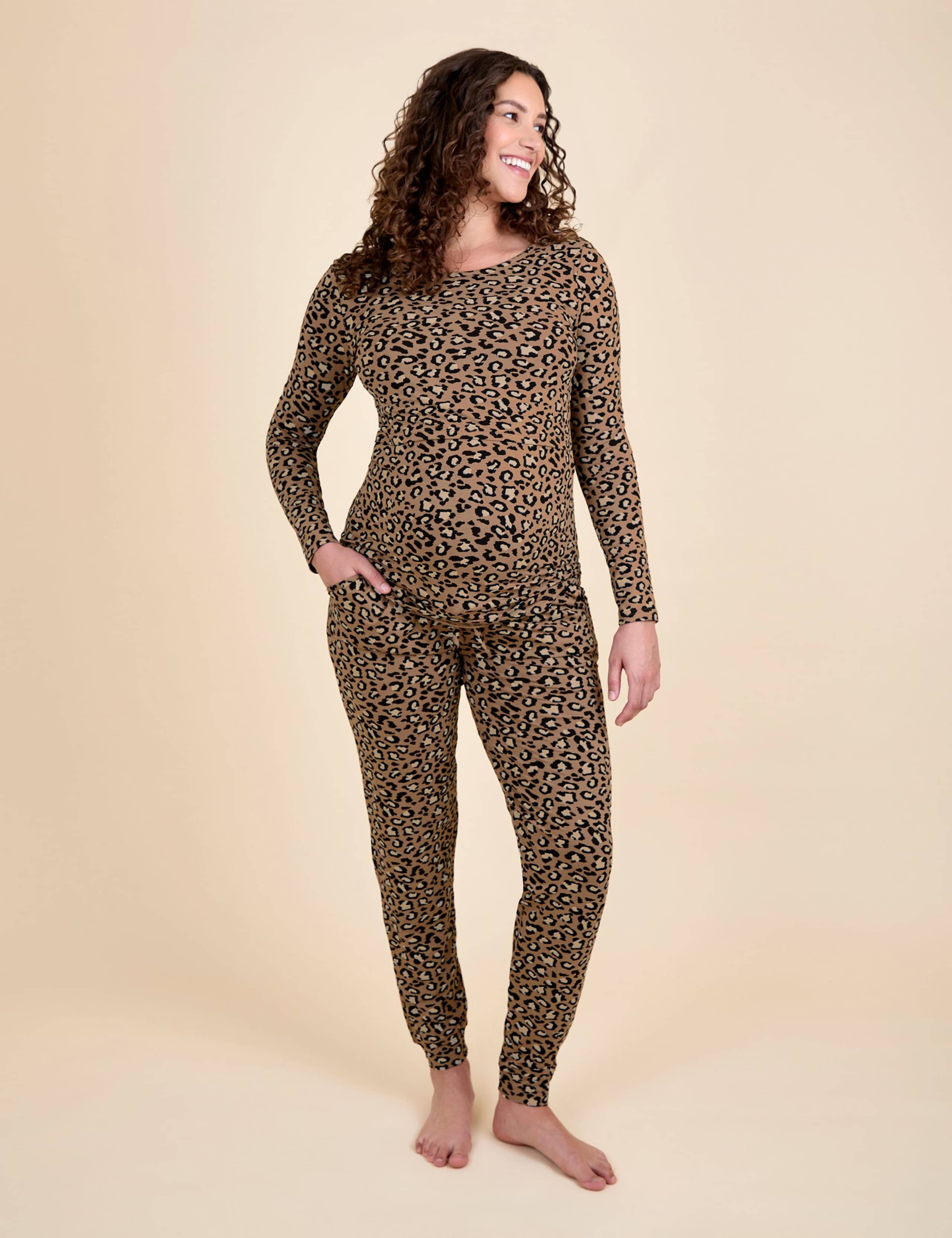Maternity Animal Print Pyjama Set