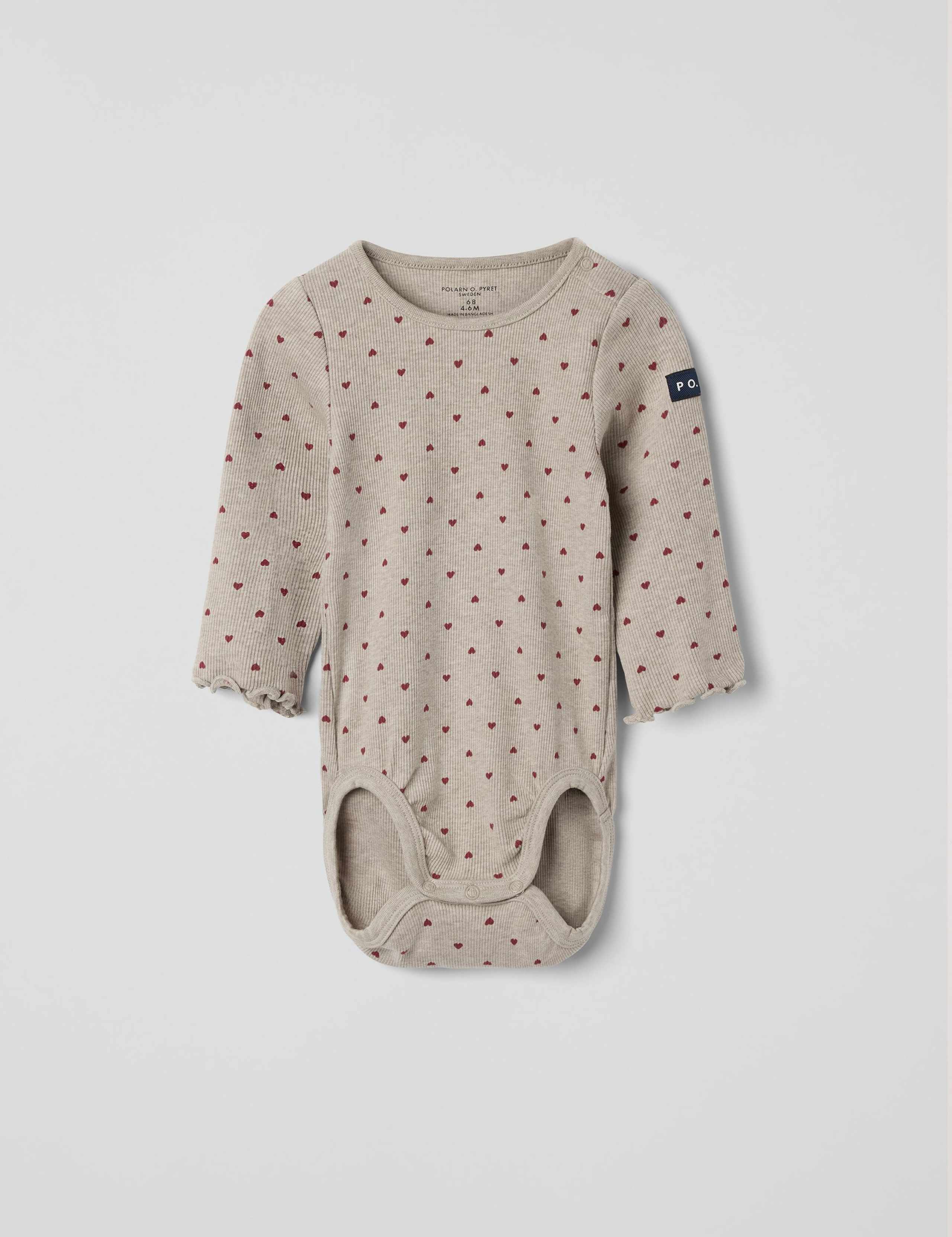 Cotton Rich Heart Print Bodysuit (1-12 Mths)