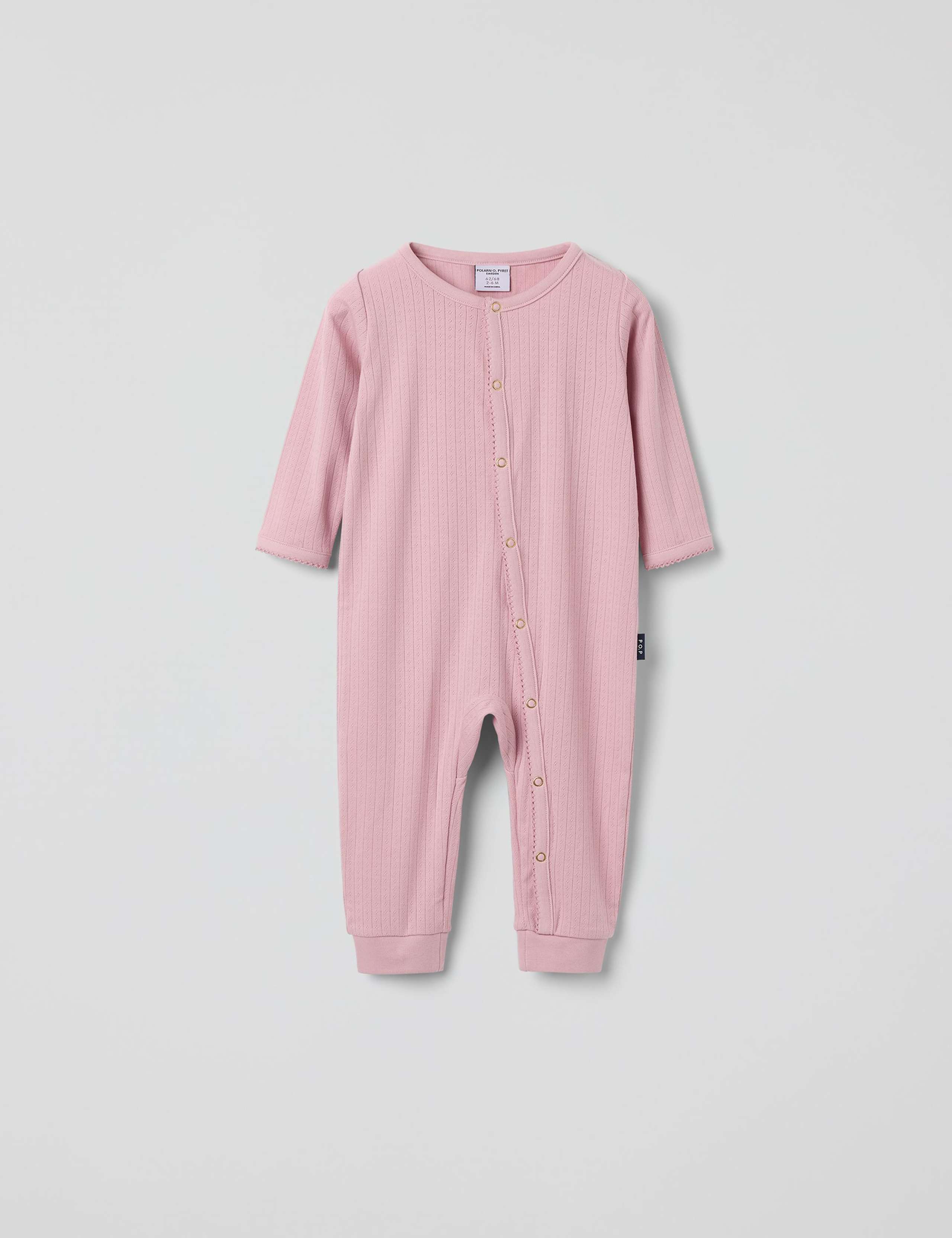 Cotton Blend Pointelle Sleepsuit (0-4 Yrs)