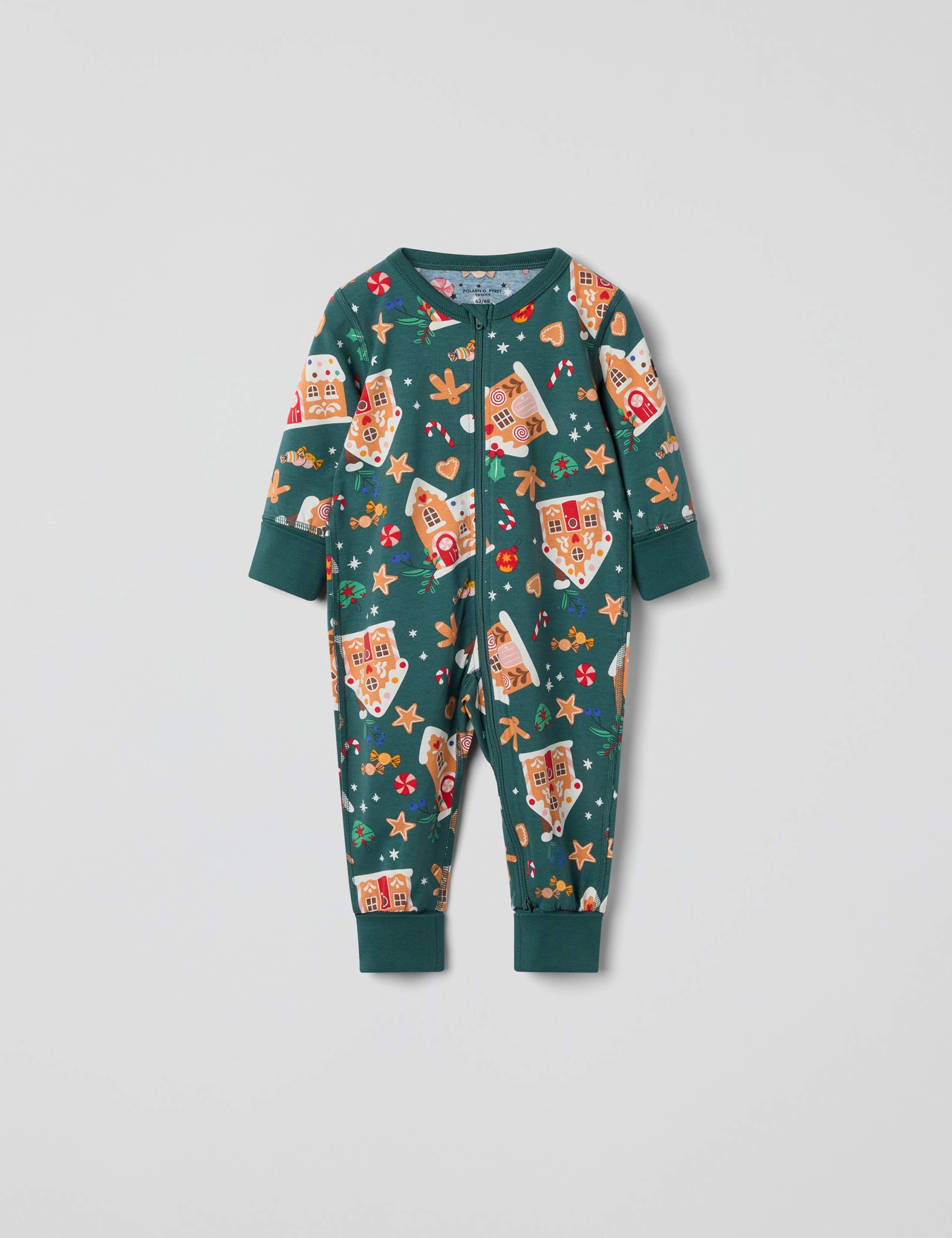 Cotton Rich Gingerbread House Sleepsuit (0-4 Yrs)