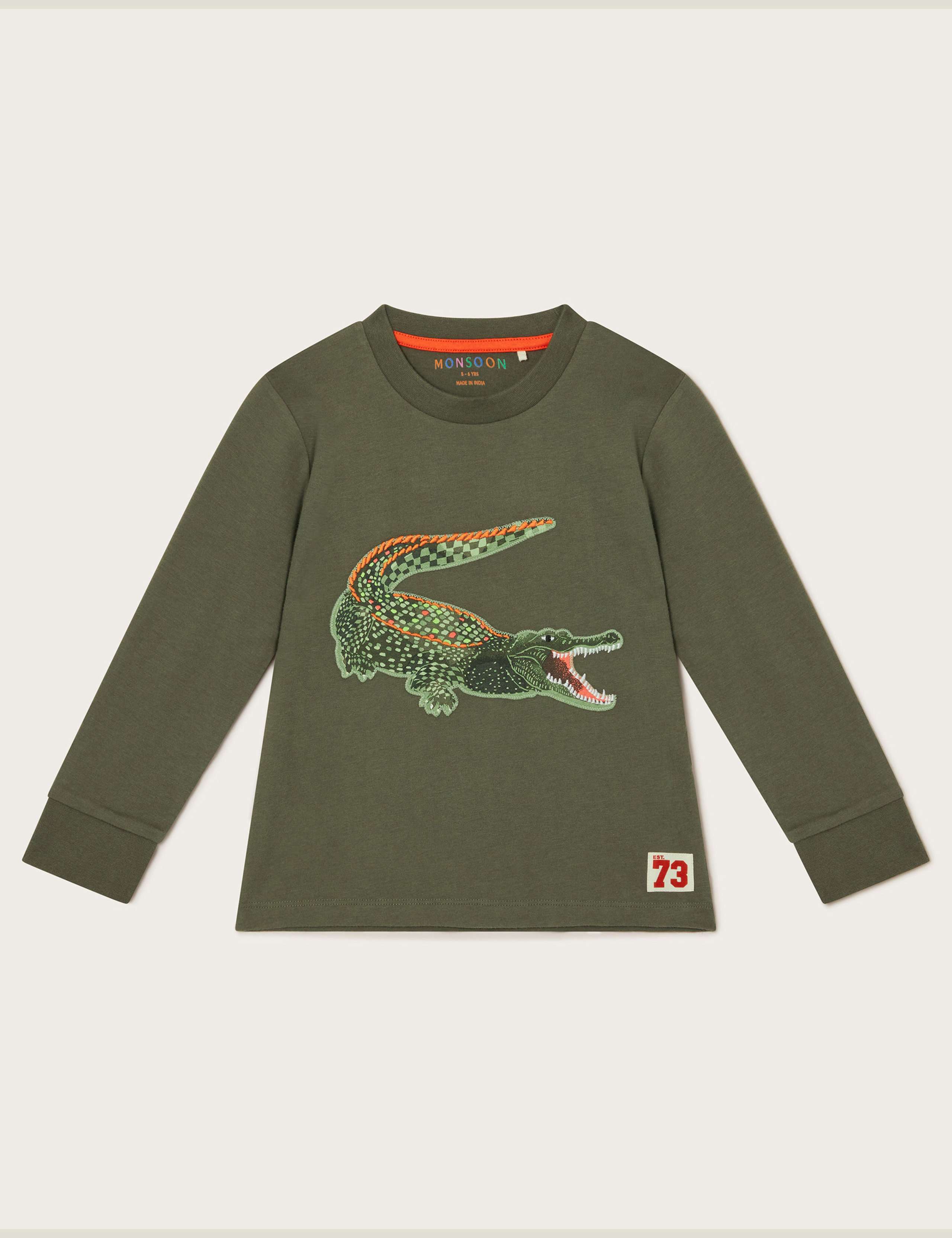 Pure Cotton Crocodile T-Shirt (2-13 Yrs)