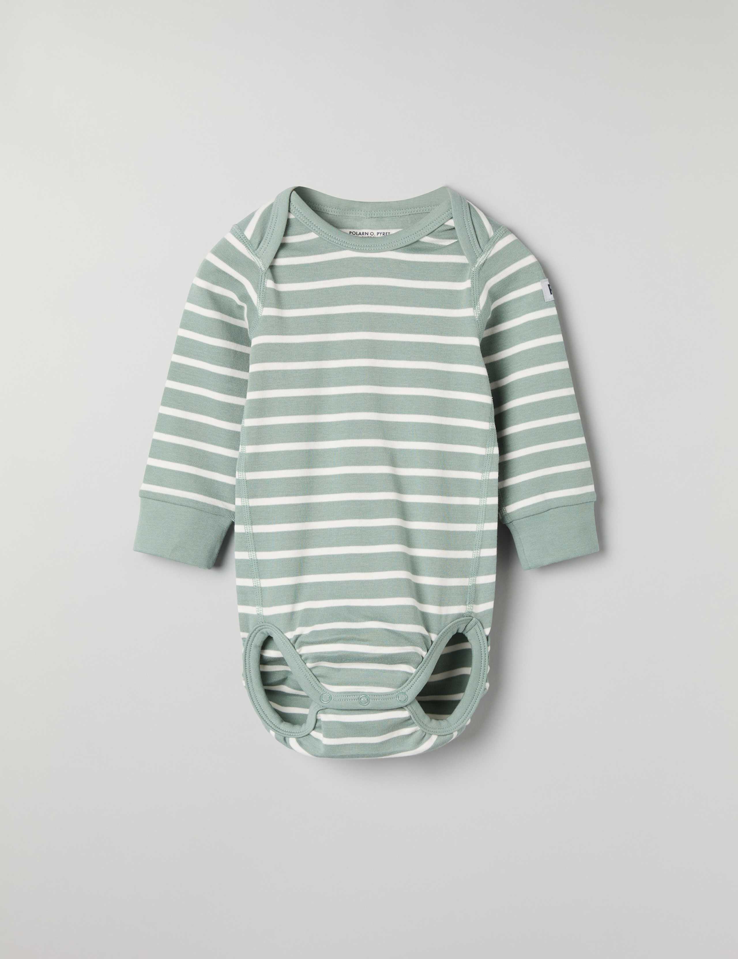 Pure Cotton Striped Bodysuit (2-24 Mths)
