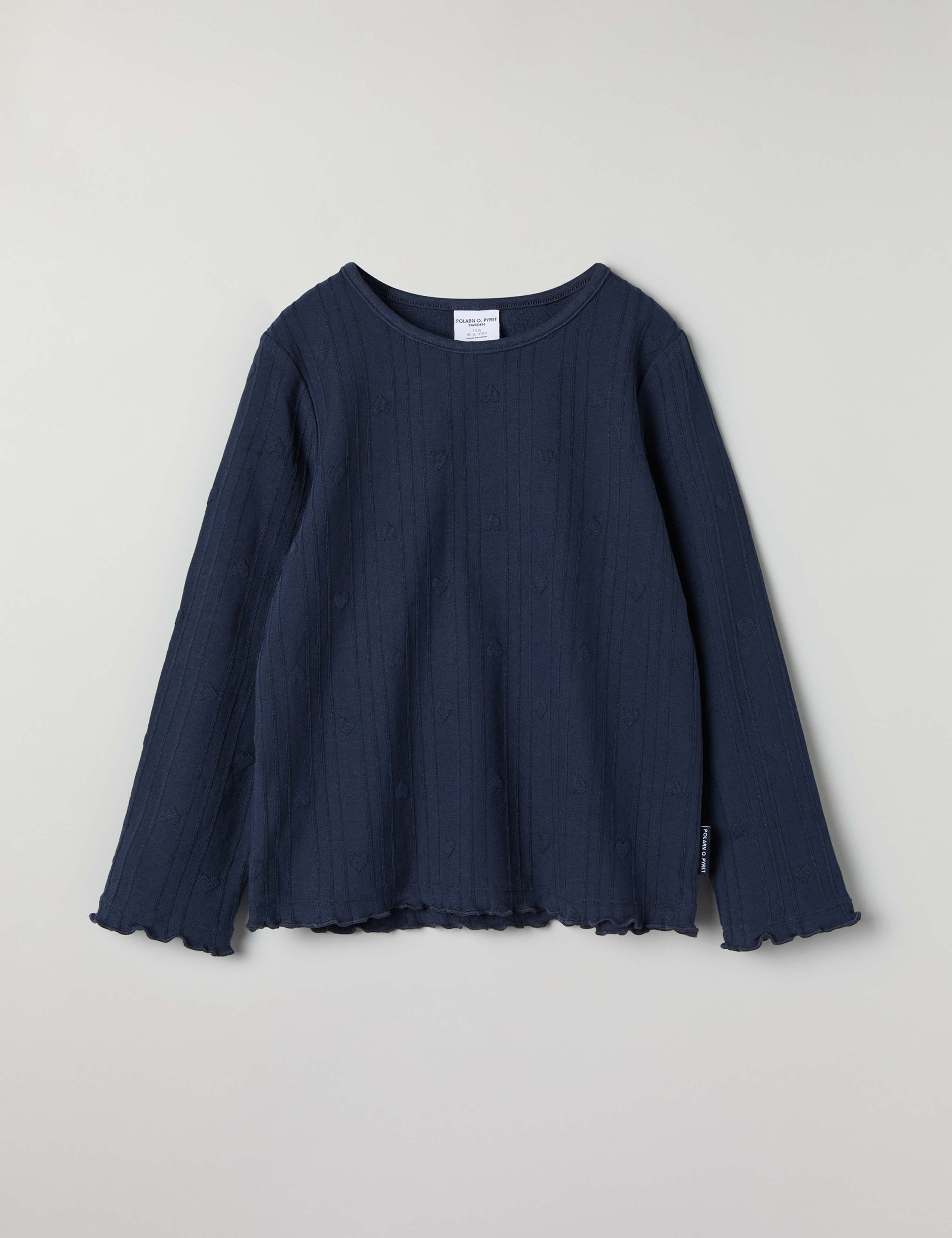 Cotton Rich Heart Embroidered Top (1-10 Yrs)