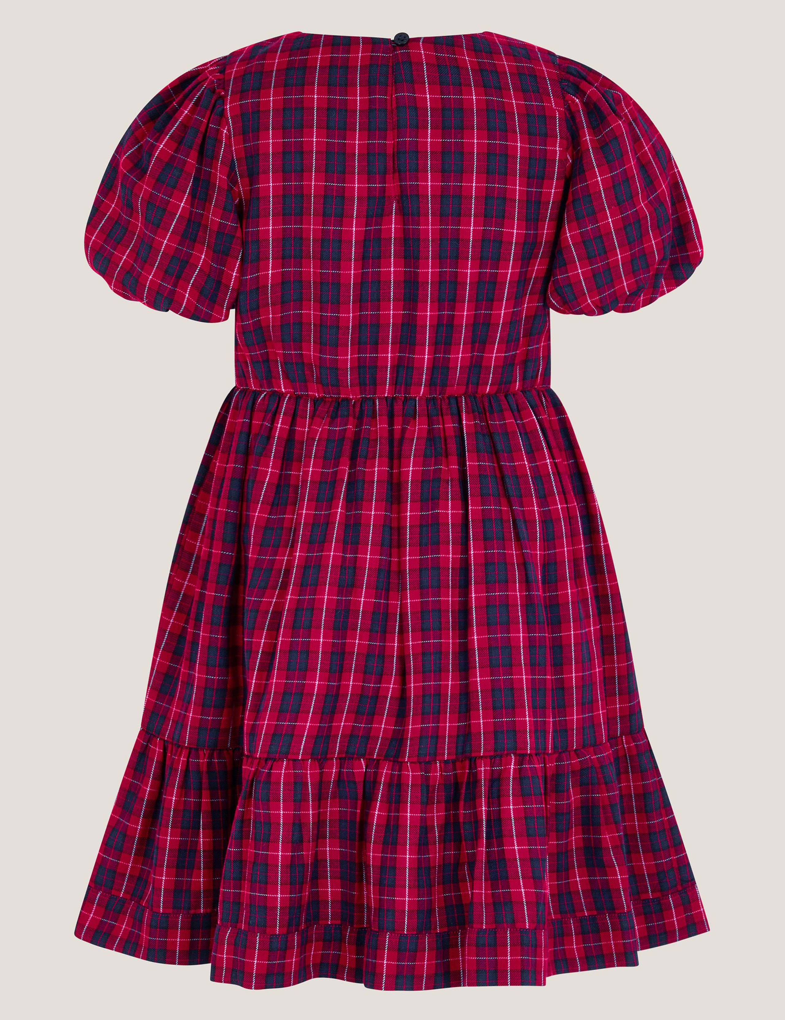 Tartan Sequin Embellished Dress (3-13 yrs)