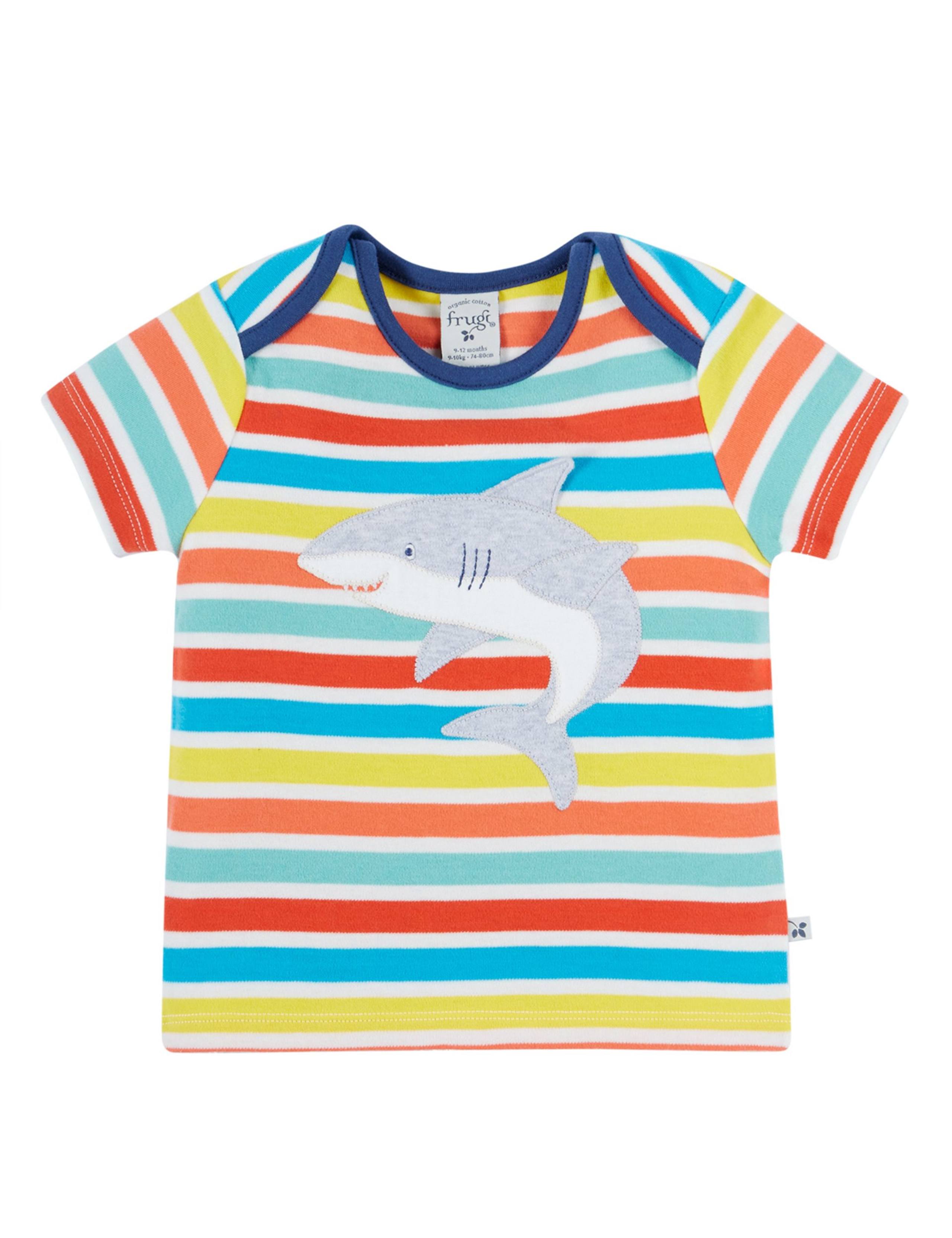 Pure Cotton Shark T-Shirt (0-4 Yrs)