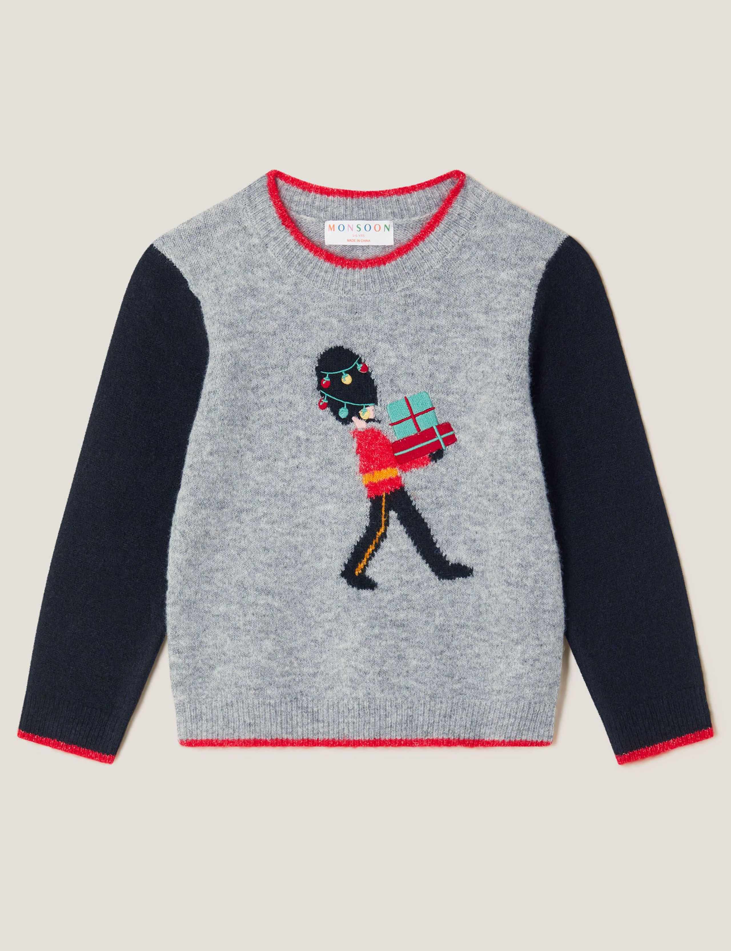 Christmas London Guard Knitted Jumper (3-6 Yrs)