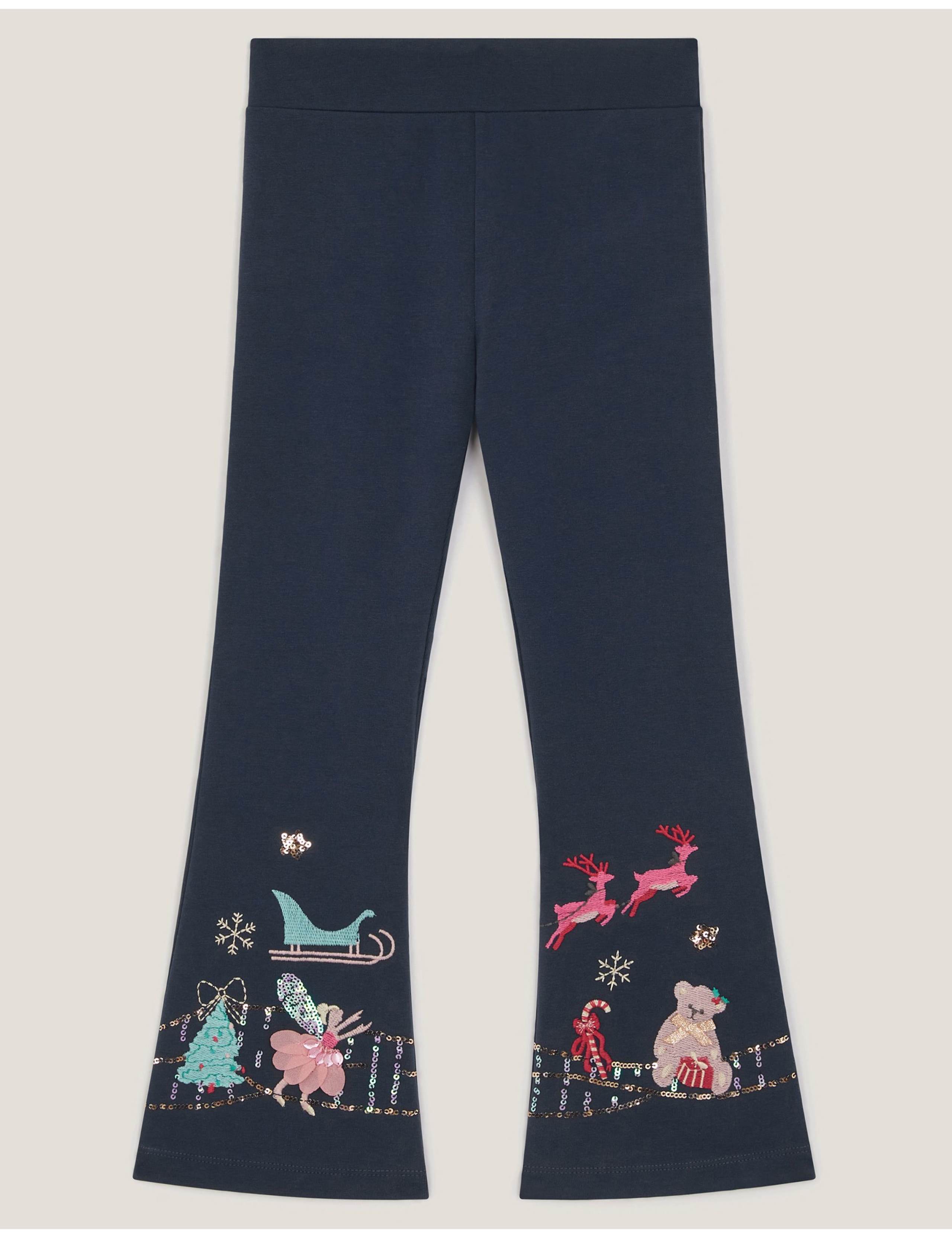 Christmas Scene Flared Leggings (3-13 Yrs)