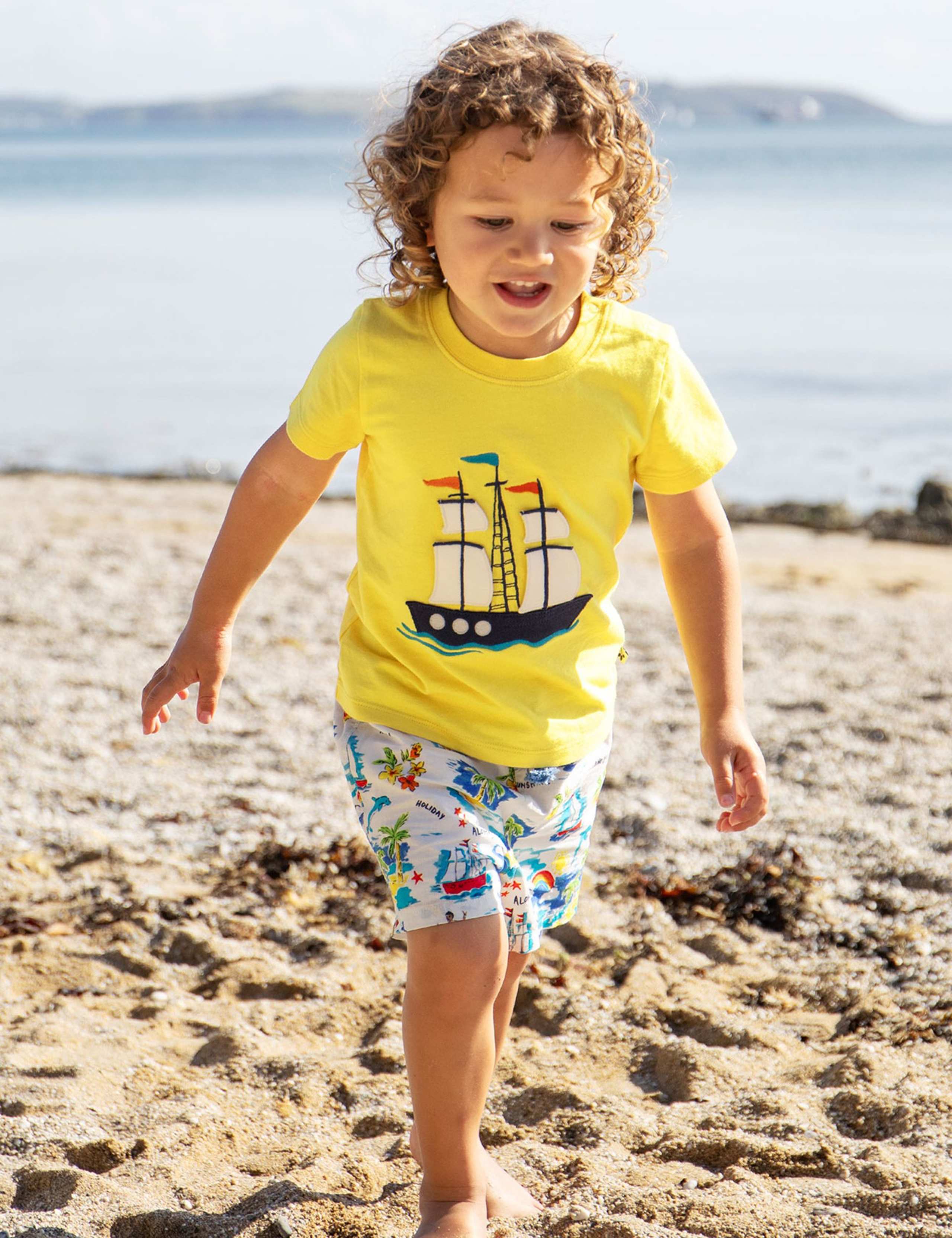 Pure Cotton Ship T-Shirt (0-5 Yrs)