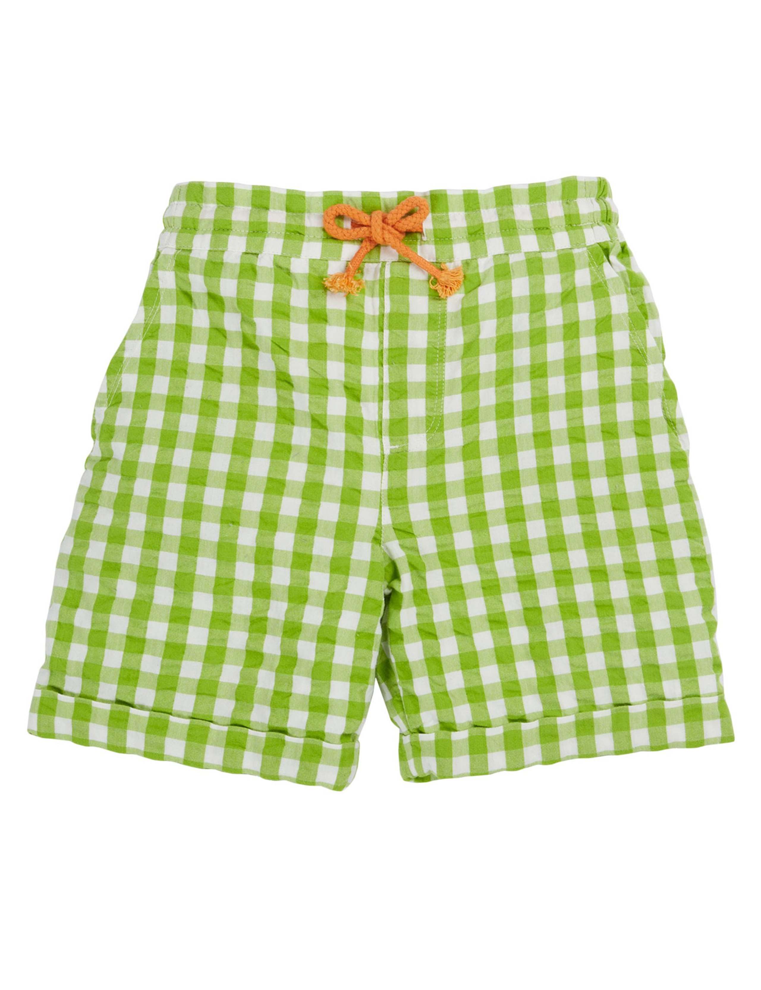 Pure Cotton Gingham Check Shorts (0-10 Yrs)