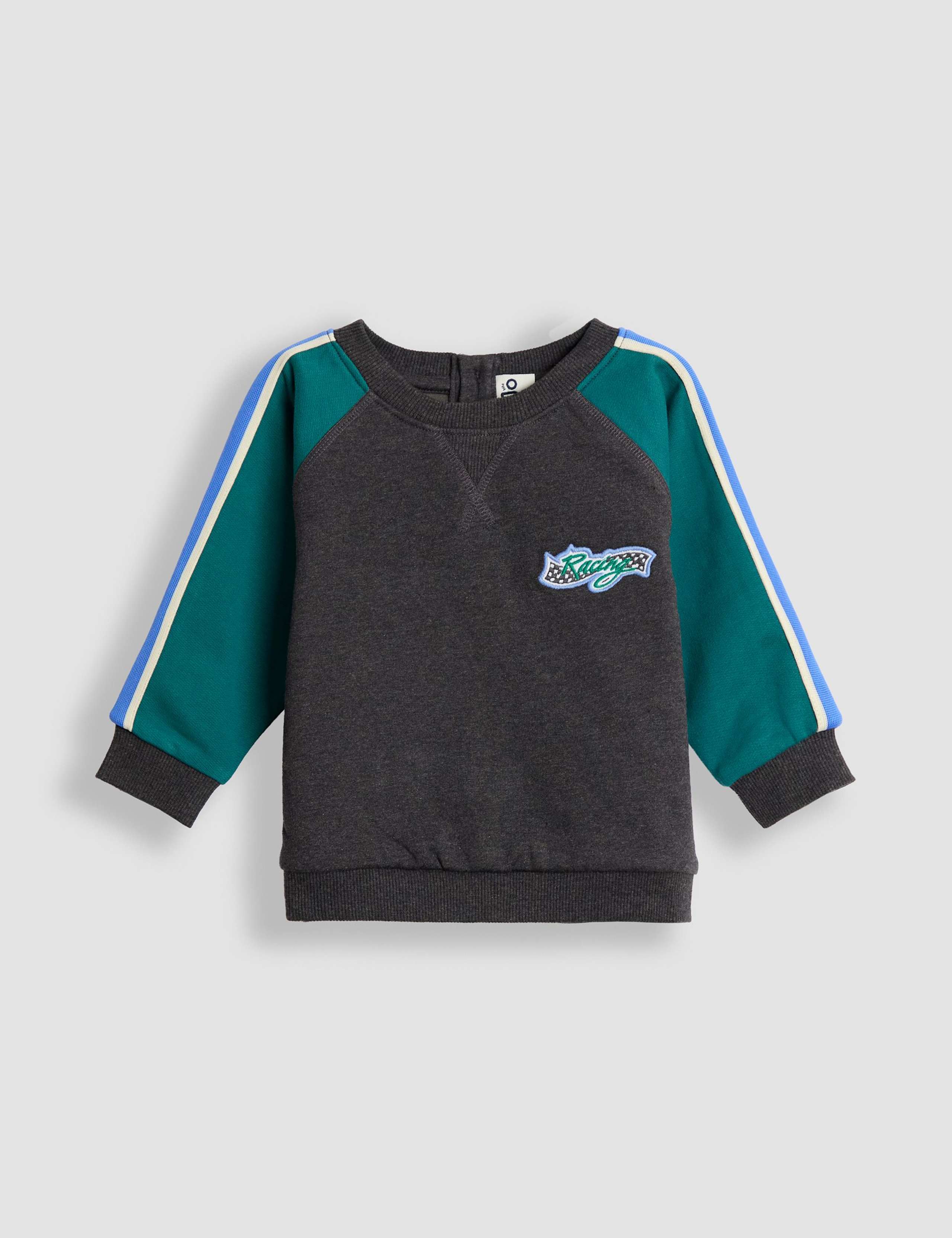 Pure Cotton Race Sweatshirt (6 Mths-9 Yrs)