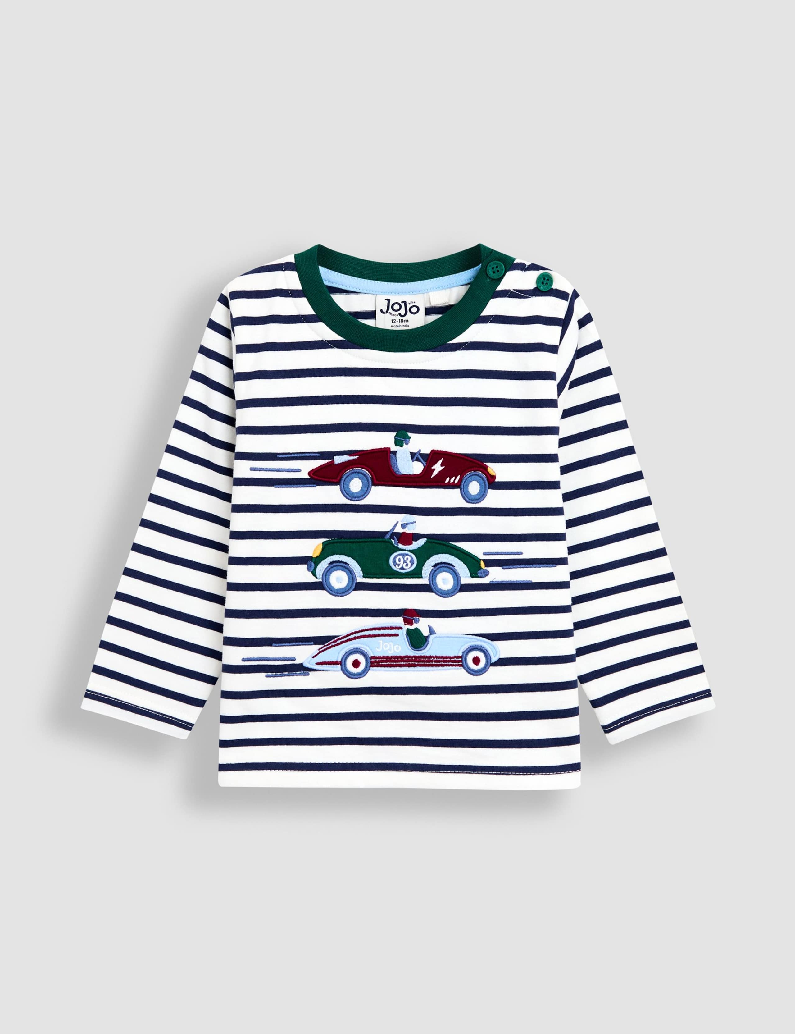 Classic Racing Car Appliqué Top (6 Mths-7 Yrs)