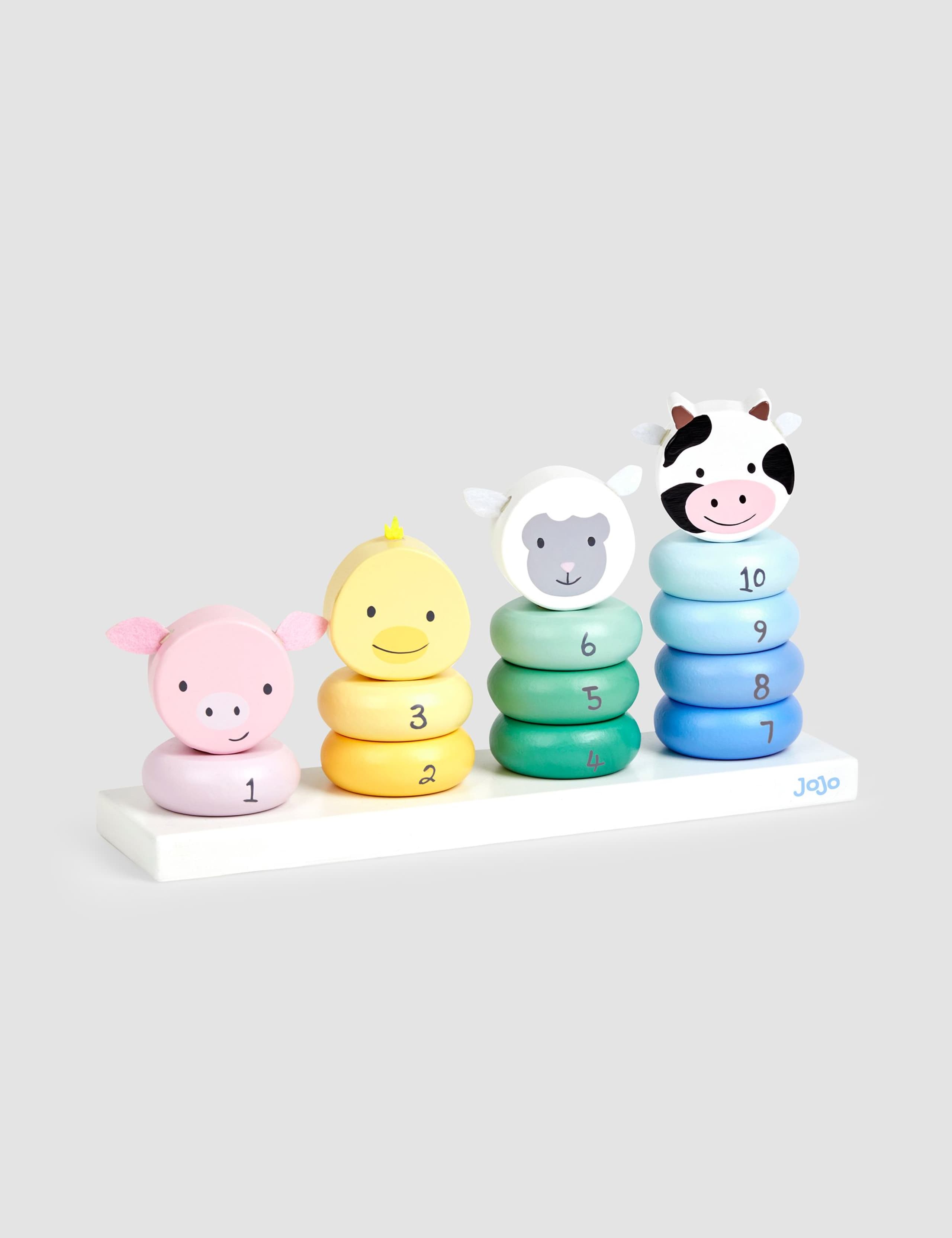 Wooden Farm Stacking Rings (12+ Months)